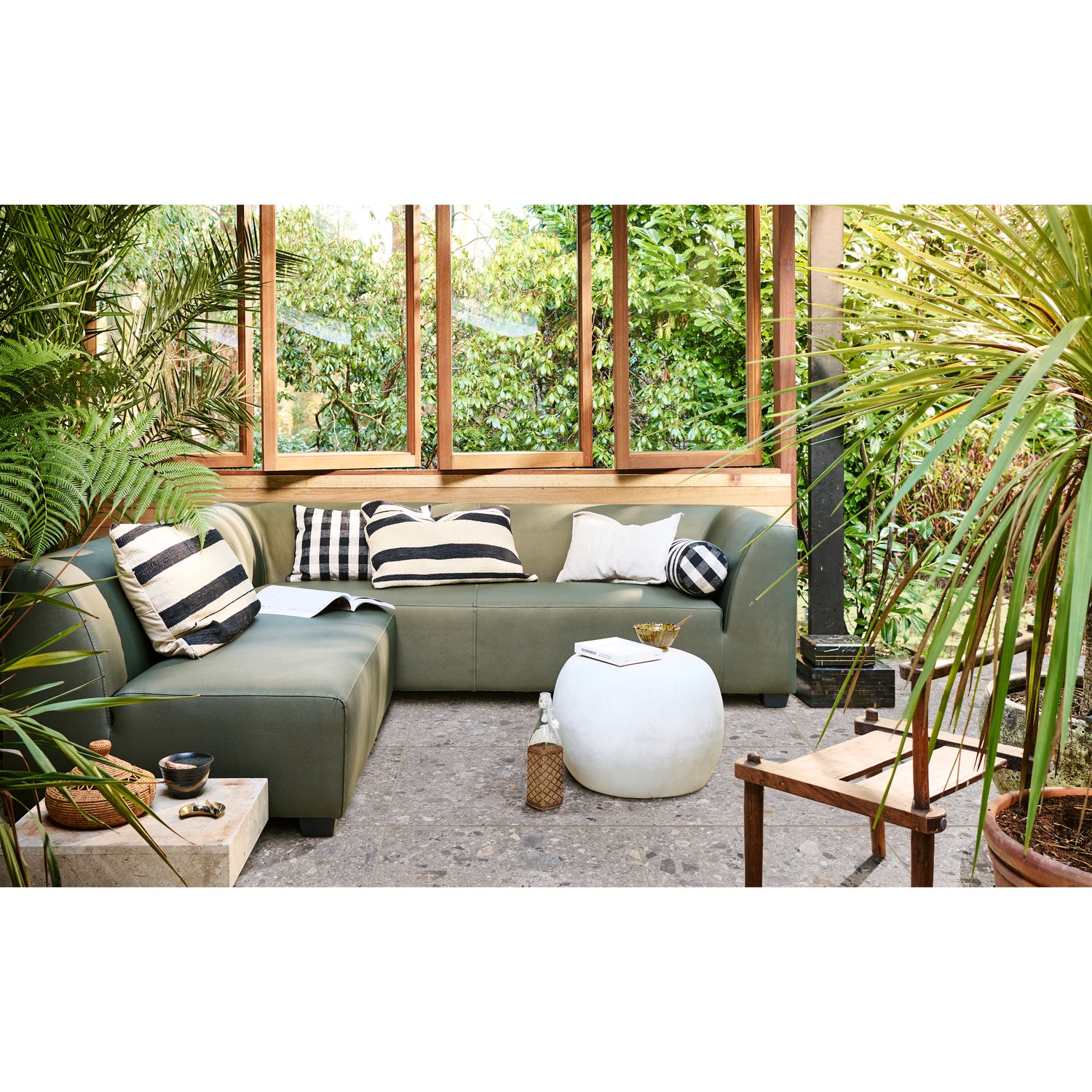 Hollandia 2-Sitzer Gartensofa Grün