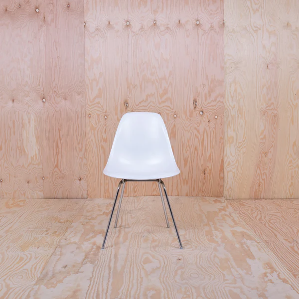 Eames DSX Plastic Side Chair Weiß