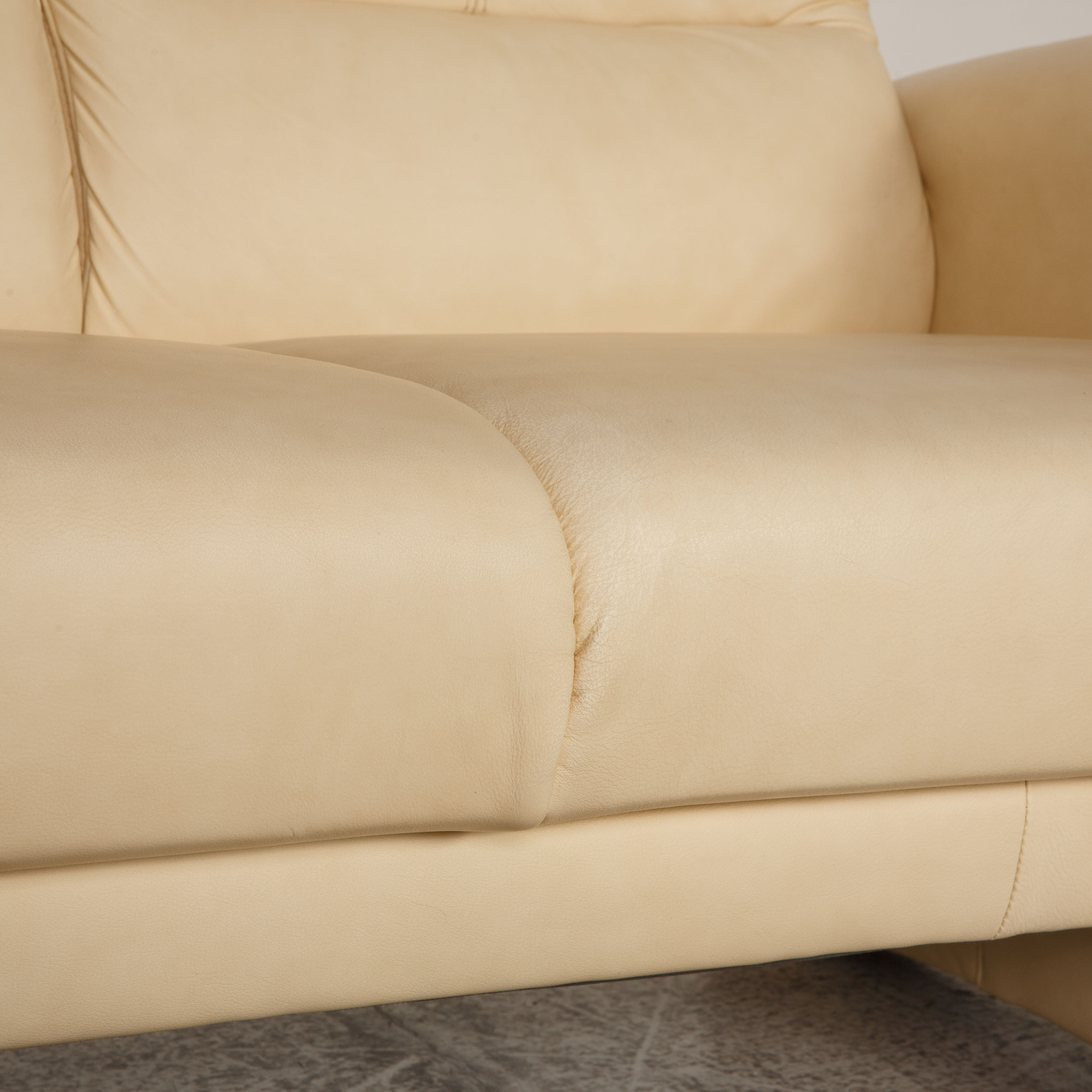 Variomed Sofa 3-Sitzer Leder Creme