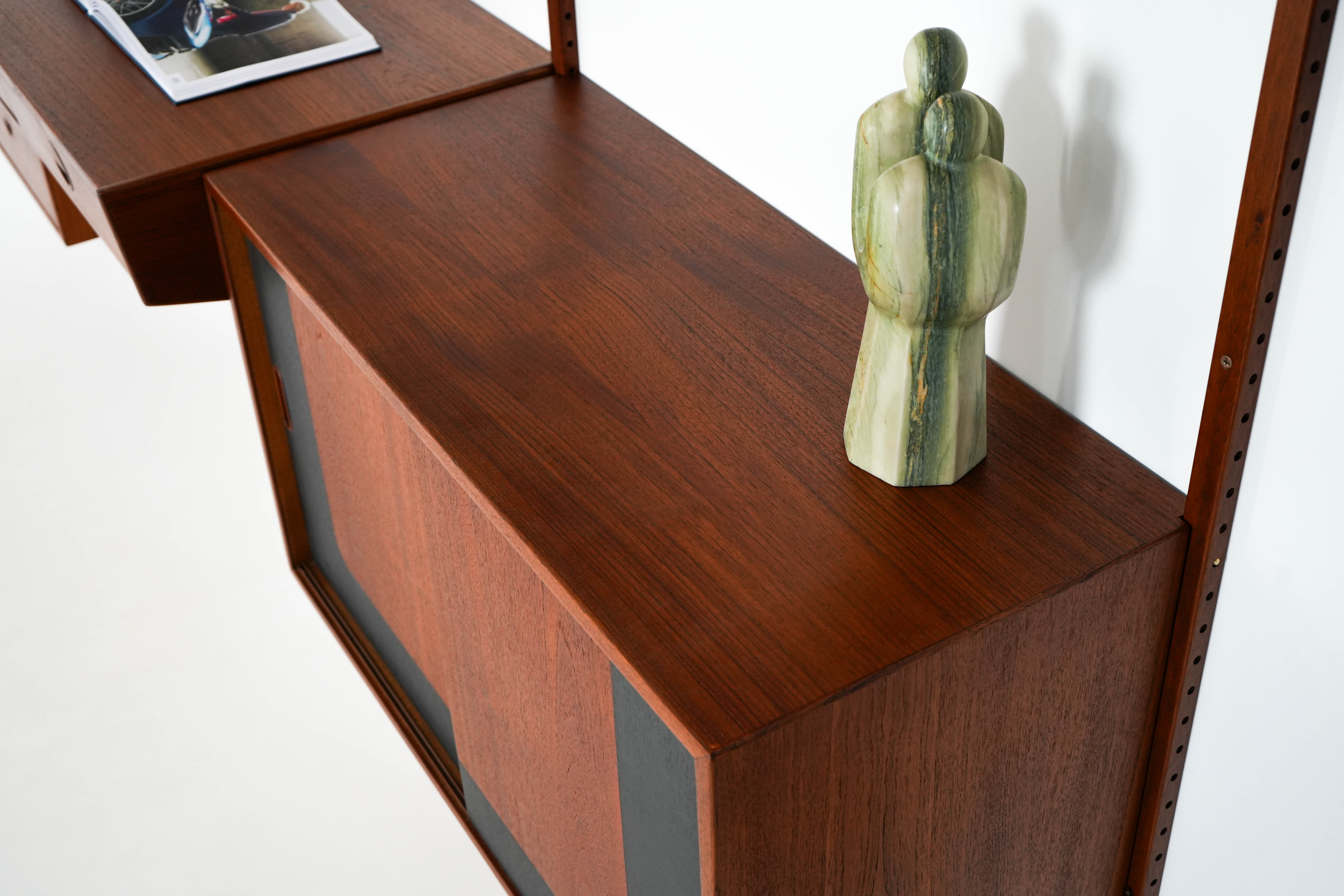 Modulares Teak-Regalsystem 60er Jahre Hansen & Guldborg