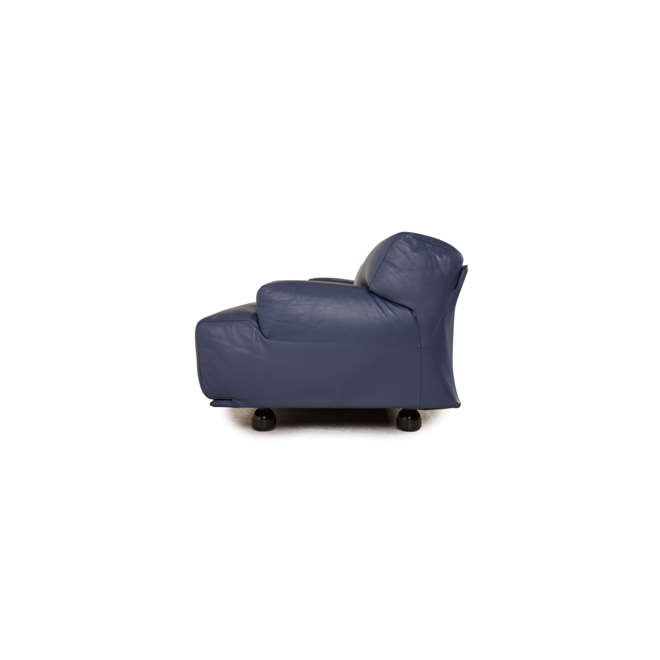 Fiandra Sofa 3-Sitzer Leder Blau