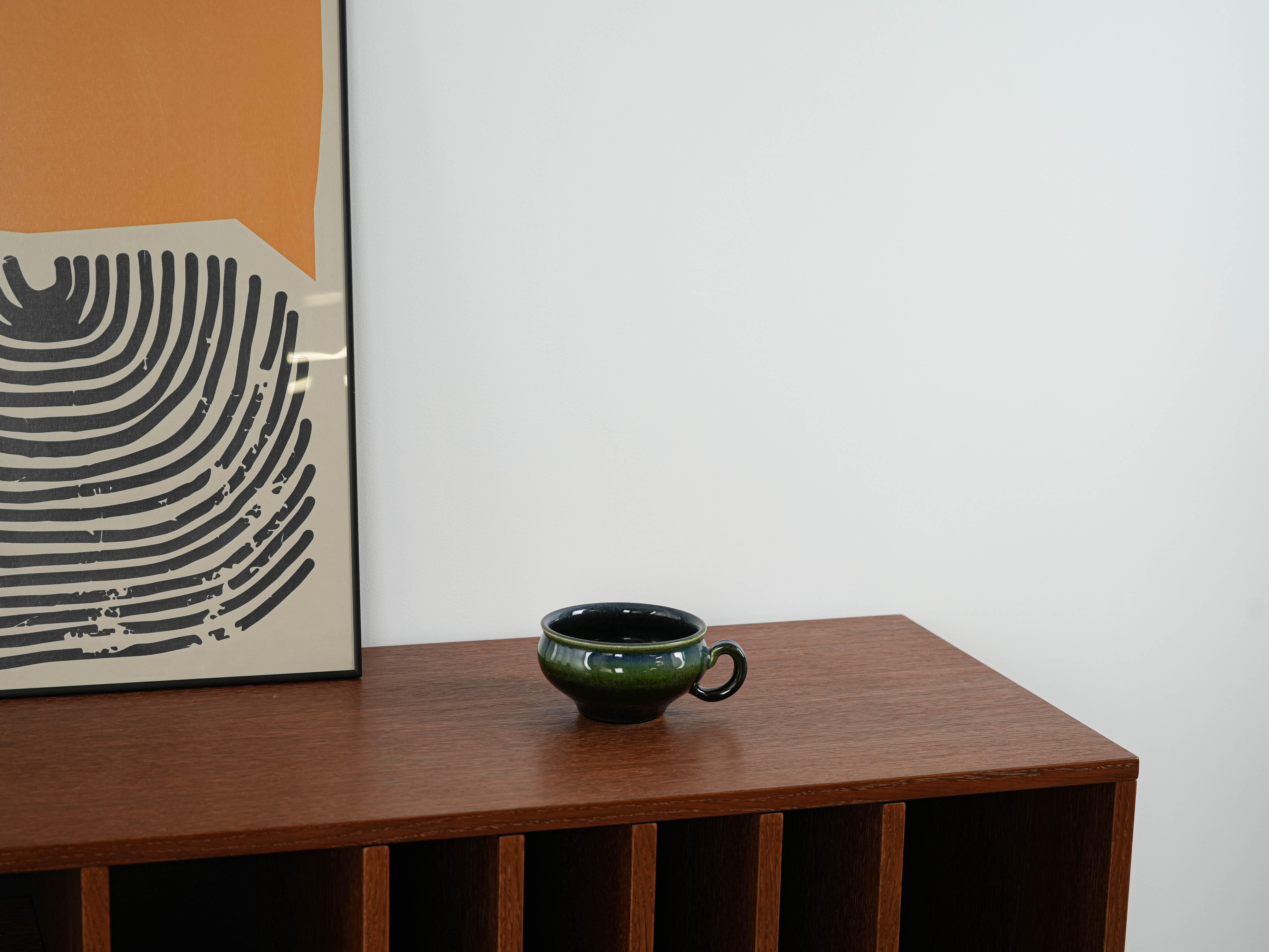 Dark Green Ceramic Mug 1970s