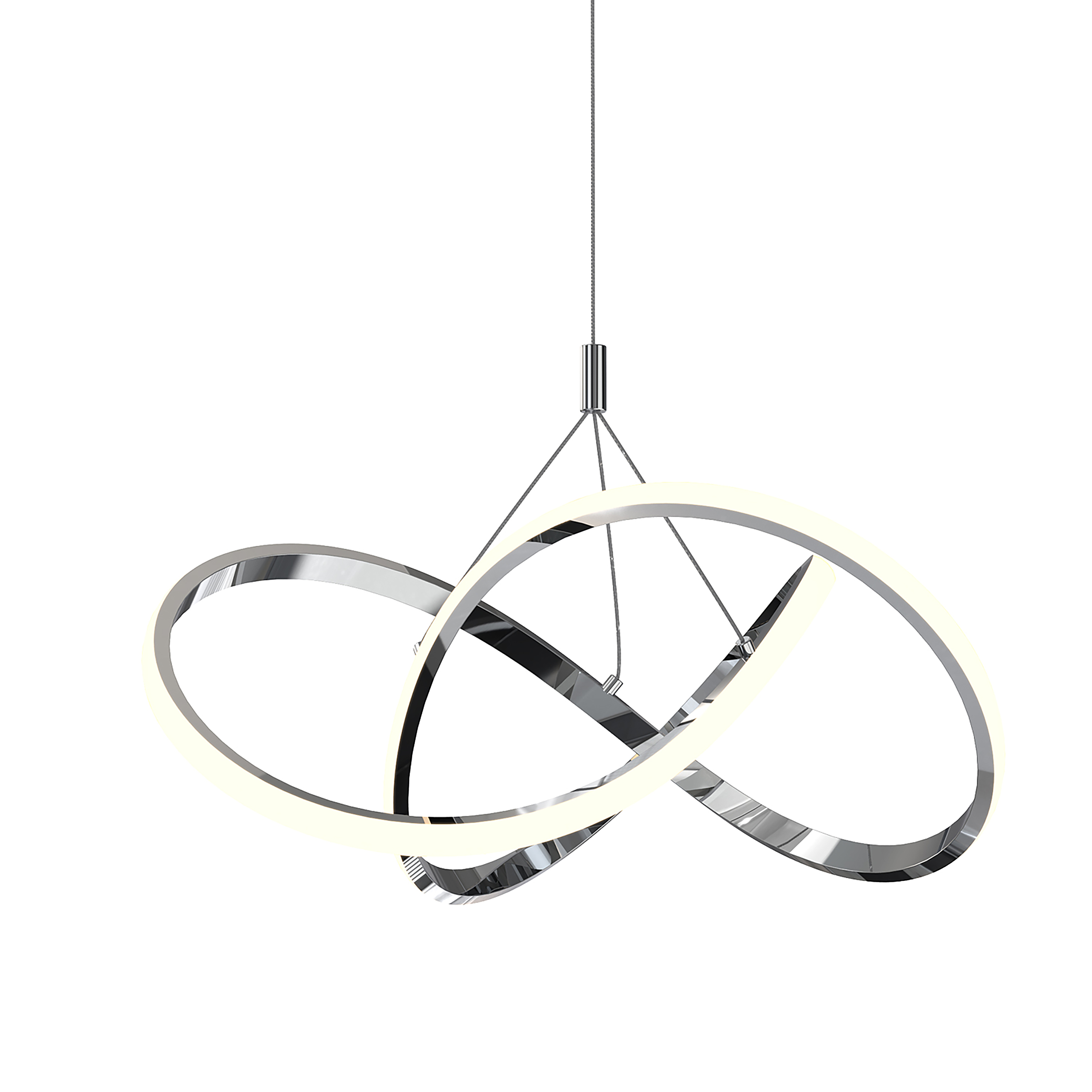 Pendant light Loop PVC Iron