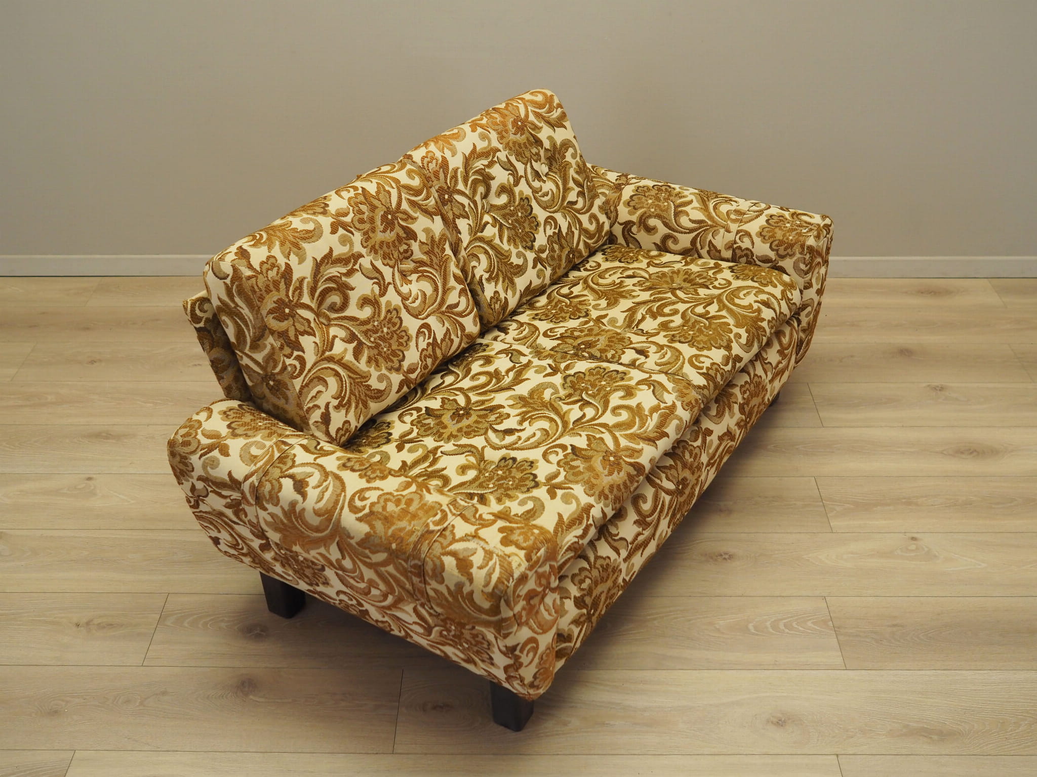 2-Sitzer Sofa Gelb 1960er Jahre