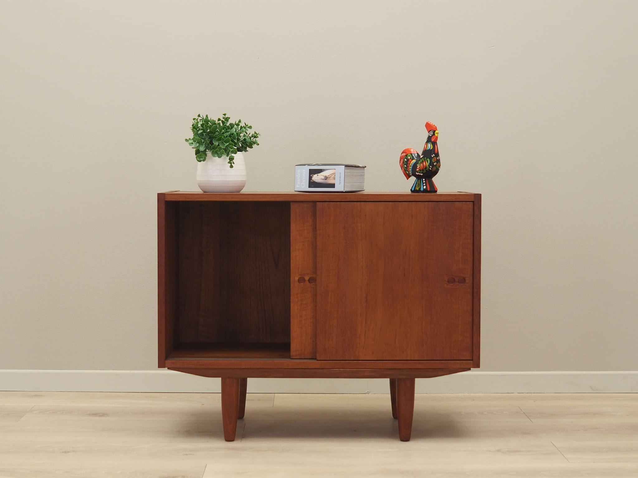 Vintage cabinet teak brown 1960s