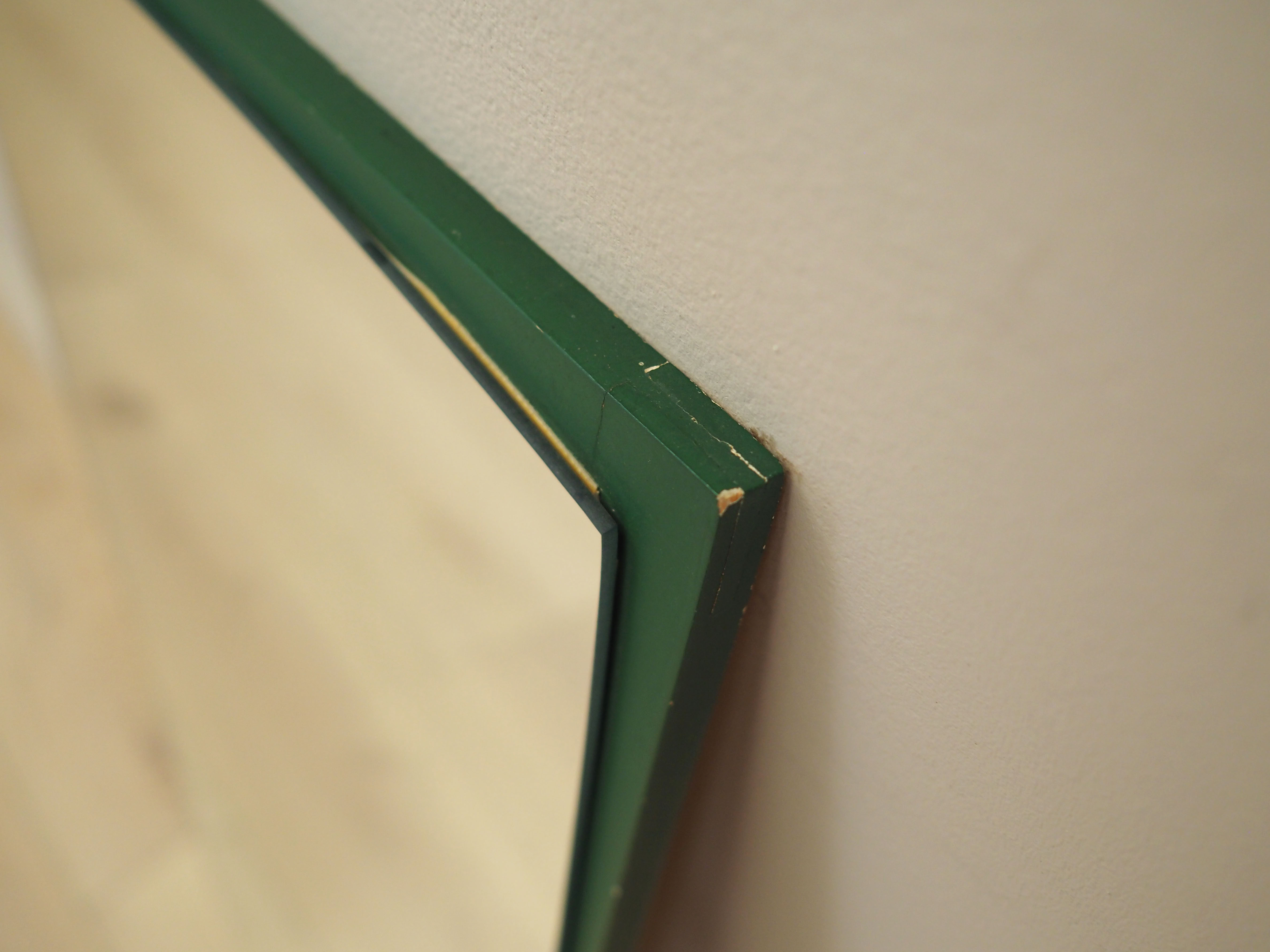 Mirror Pine wood 1970s