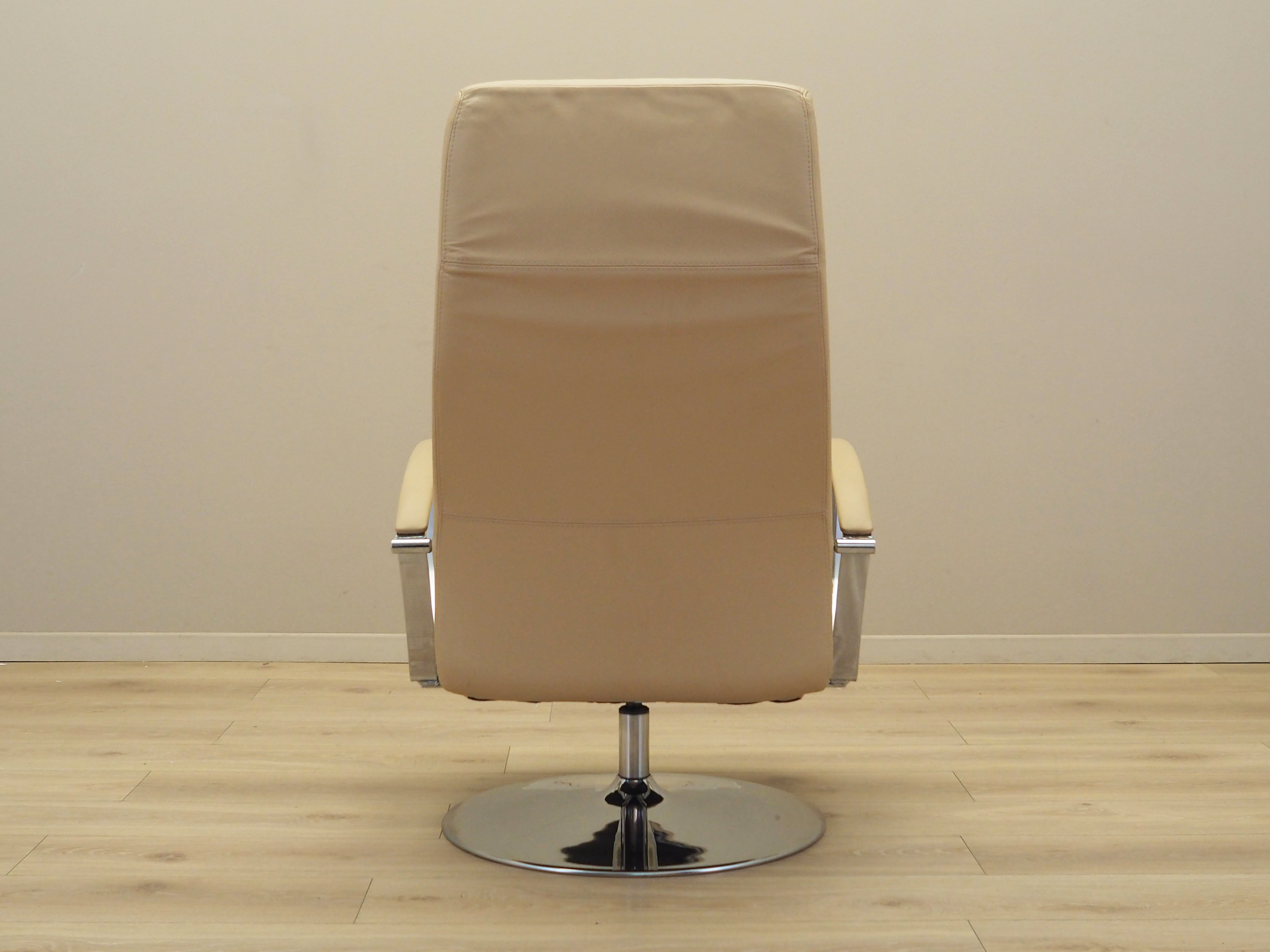 Armchair Leather Light Brown 1970s