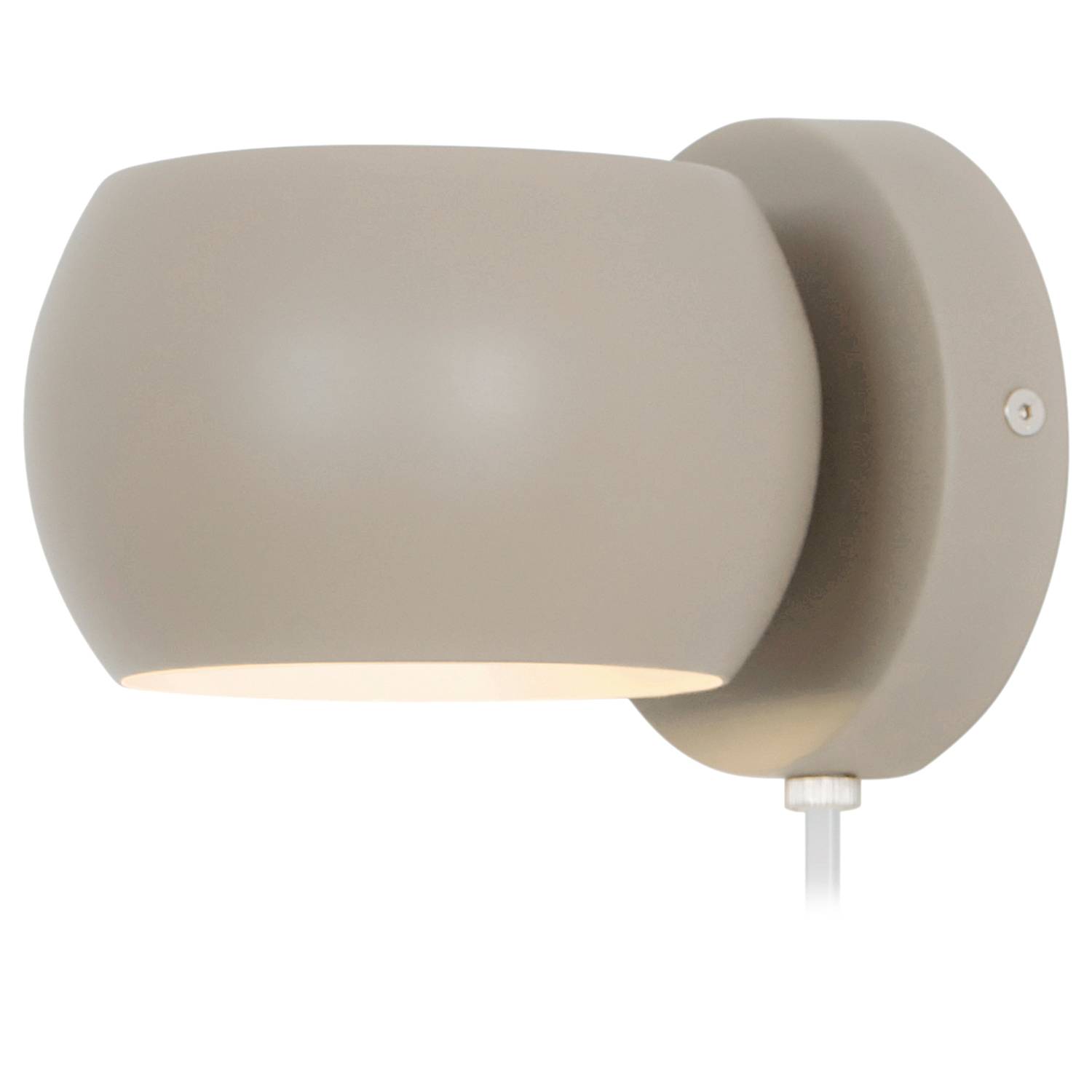 1-Flammig Wandleuchte Belir Aluminium Braun