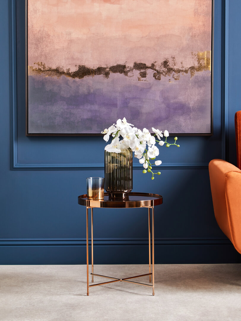 Allure Beistelltisch Spiegelglas Gold