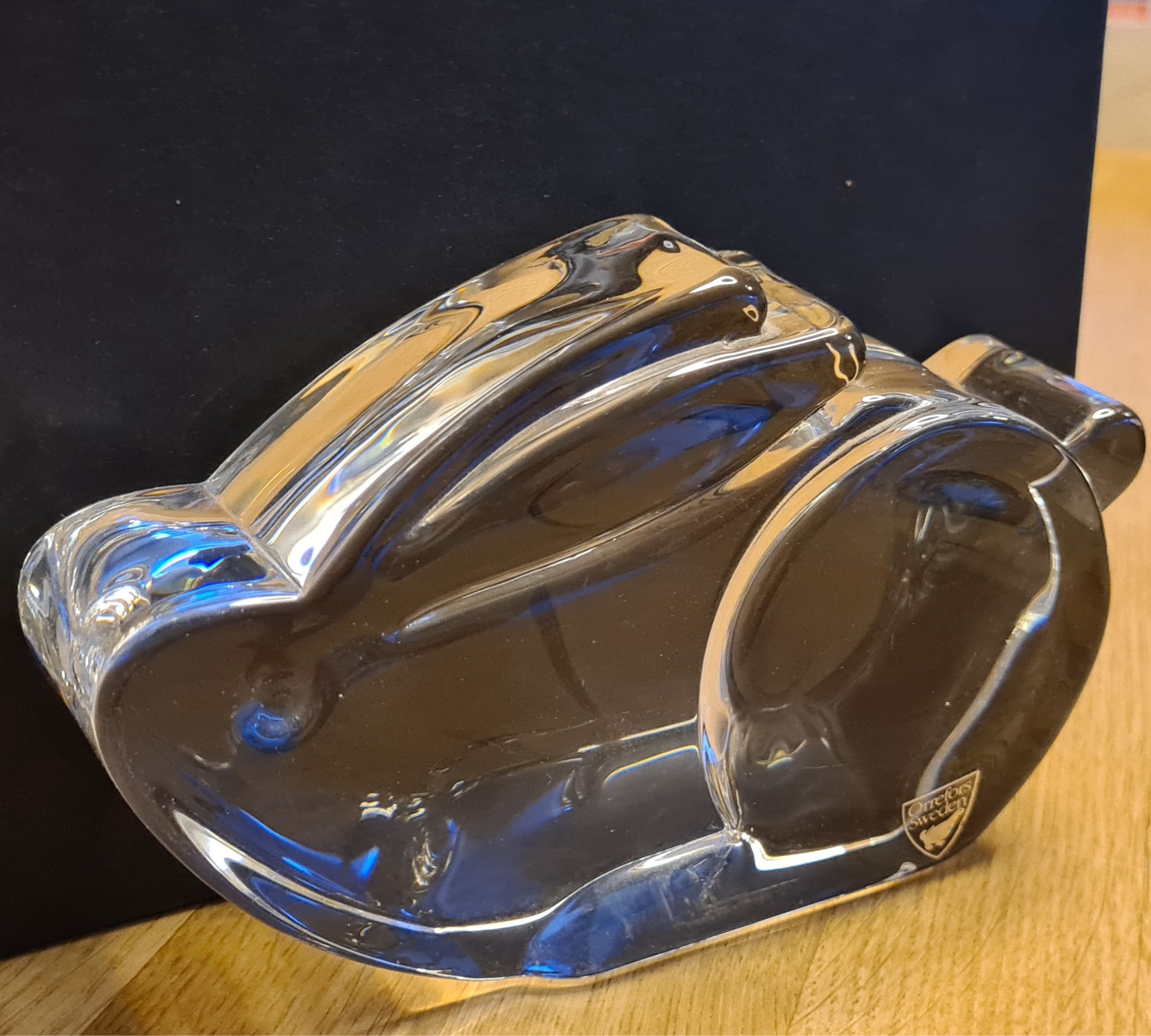 Orrefors Glass Figurine Rabbit
