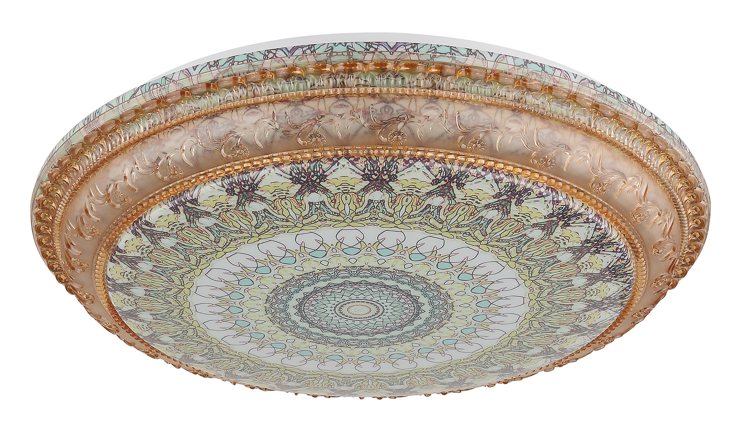 1-Flammig Lazaro LED-Deckenleuchte Acrylglas Eisen Braun