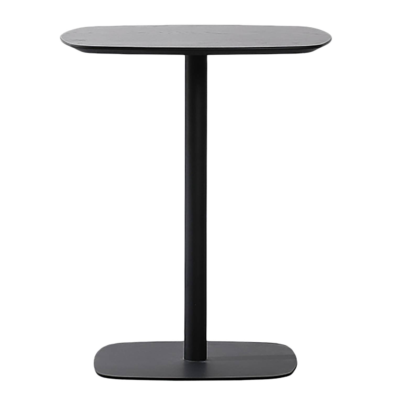 Bistrotisch Finse Metall Eiche Schwarz
