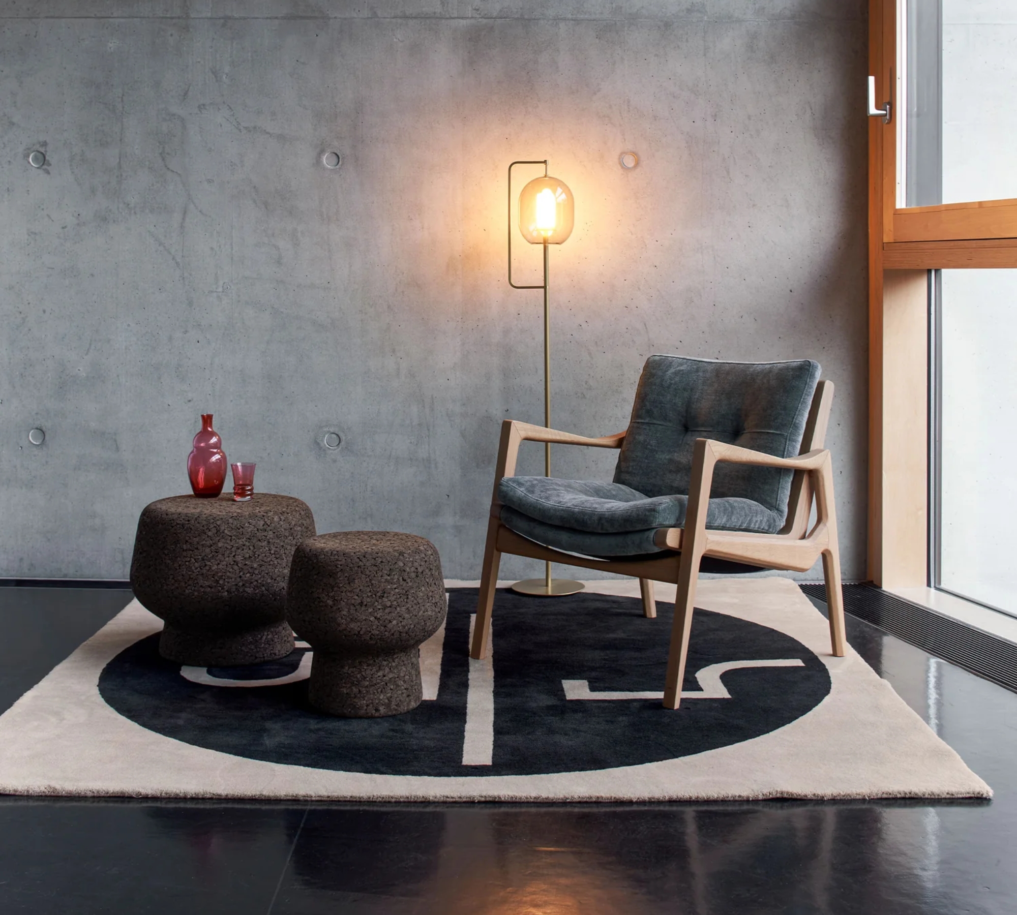 Corker No.1 Hocker Kork Braun