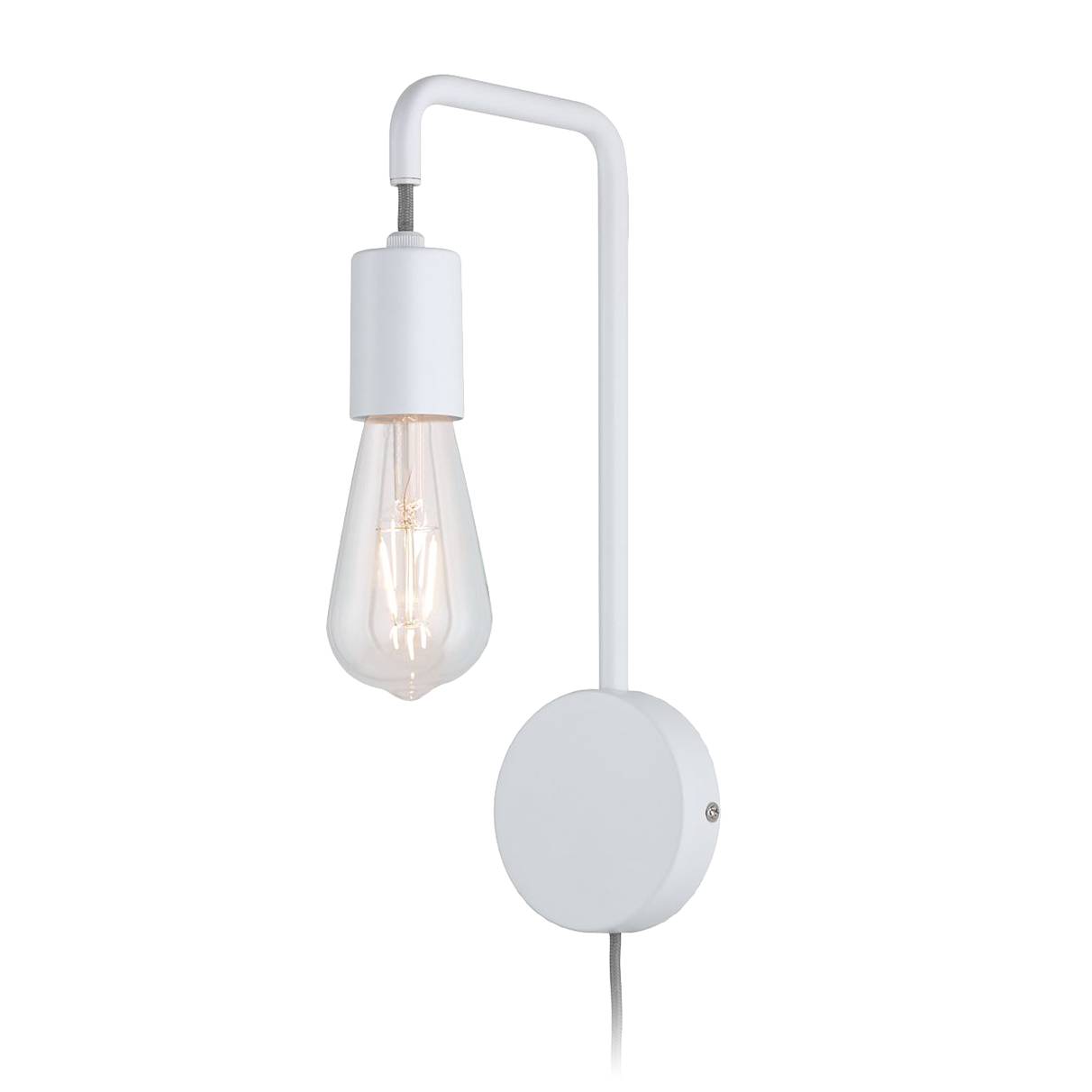 Wall lamp Calvani I Aluminum 1-light White