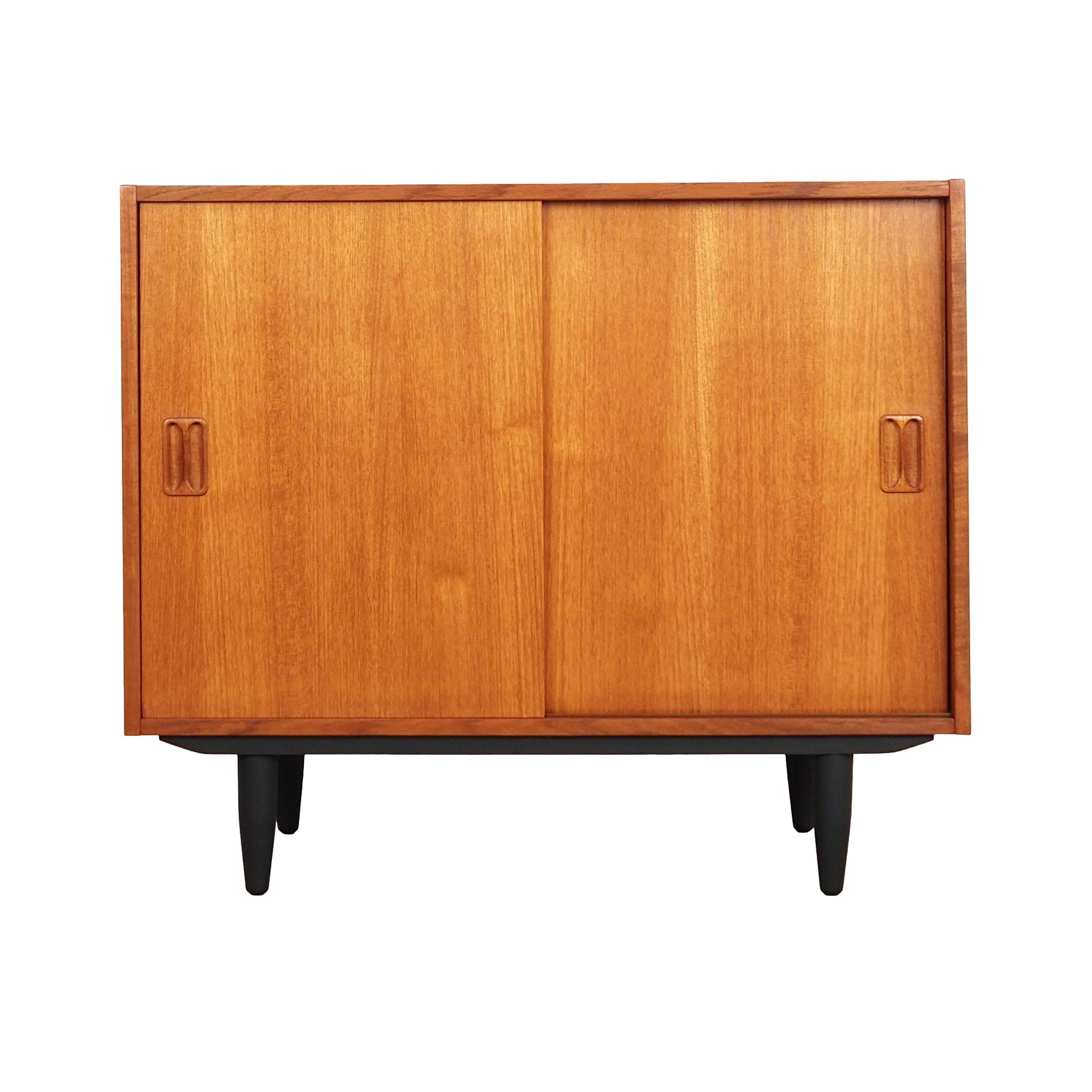 Vintage Schrank Teakholz Braun 1970er Jahre 