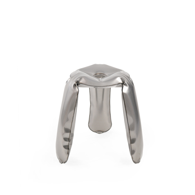 Plopp Standard Sgabello Acciaio Grezzo Laccato 