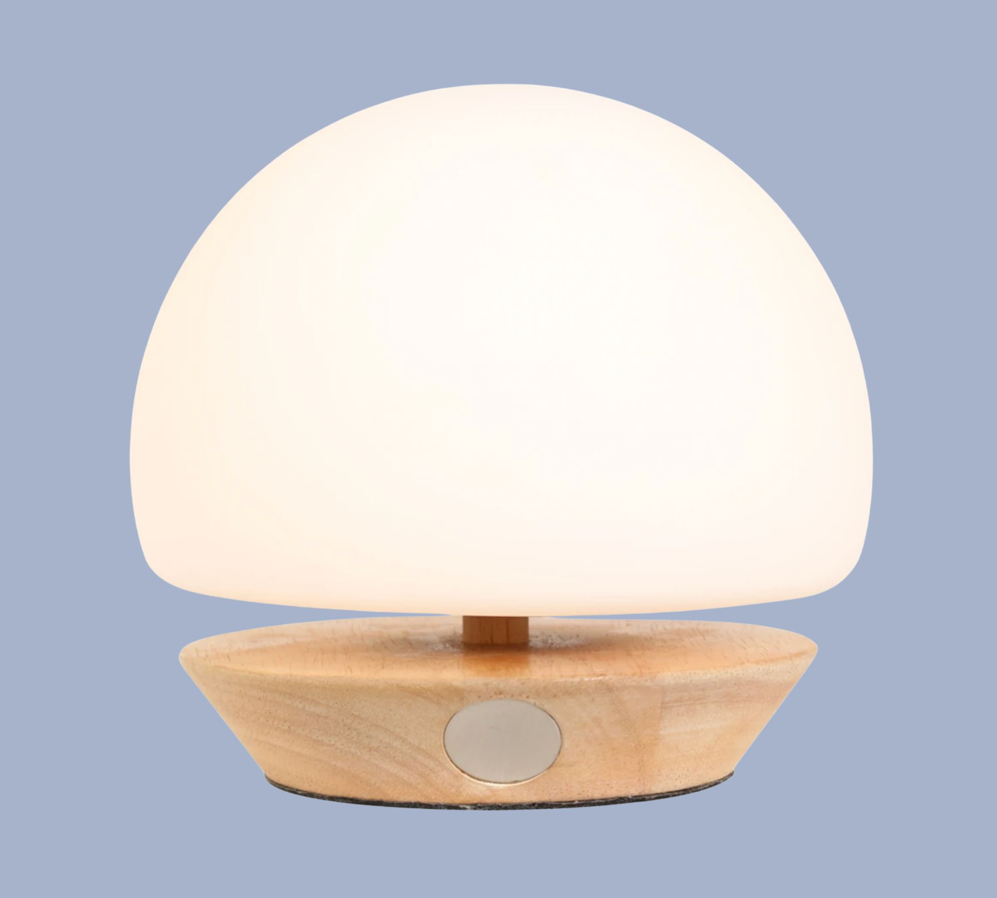 LED-Tischleuchte Milchglas mit integriertem Dimmer