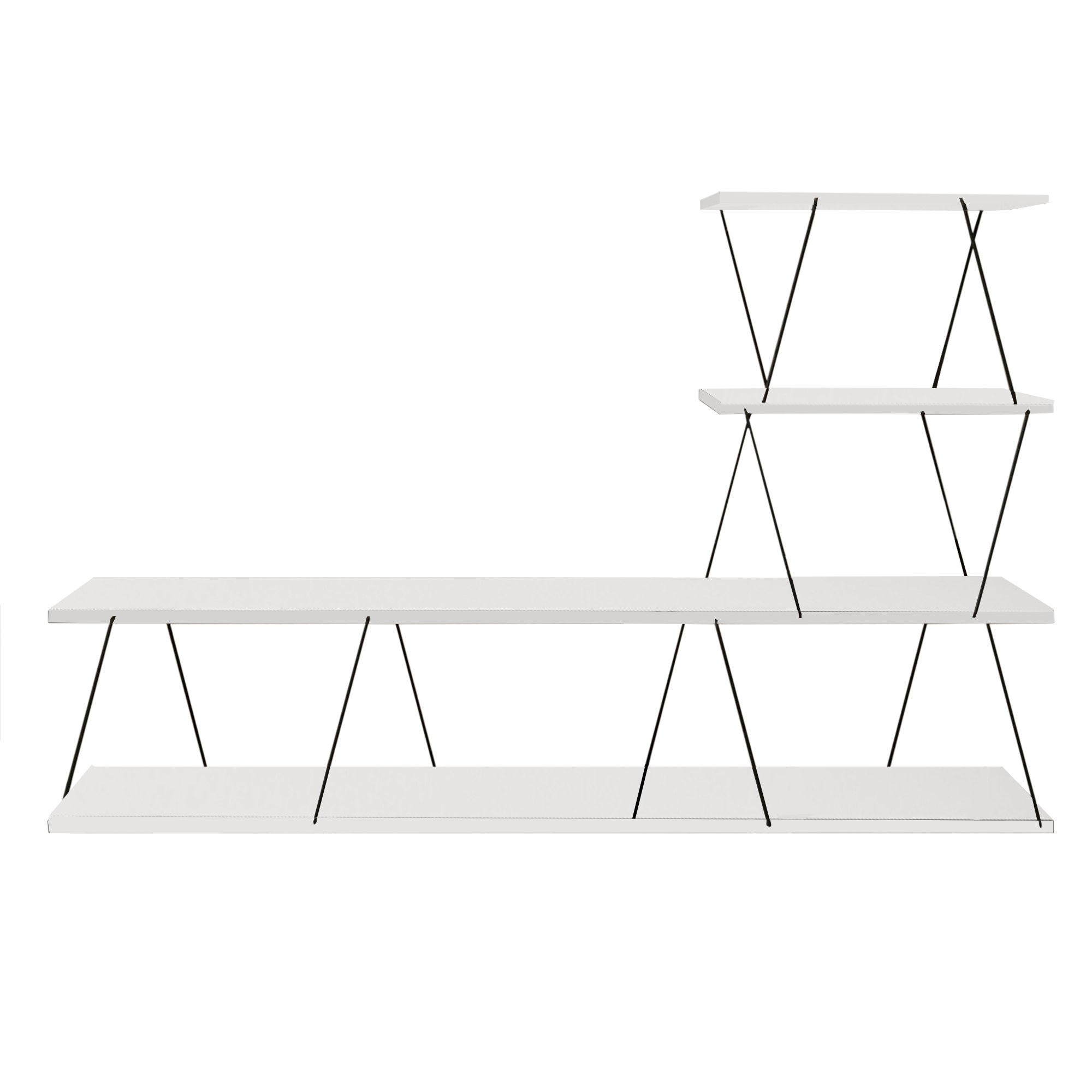 Ilgaz Lowboard wood veneer white