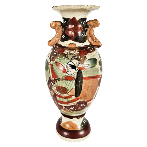 Vintage Vase Keramik Mehrfarbig