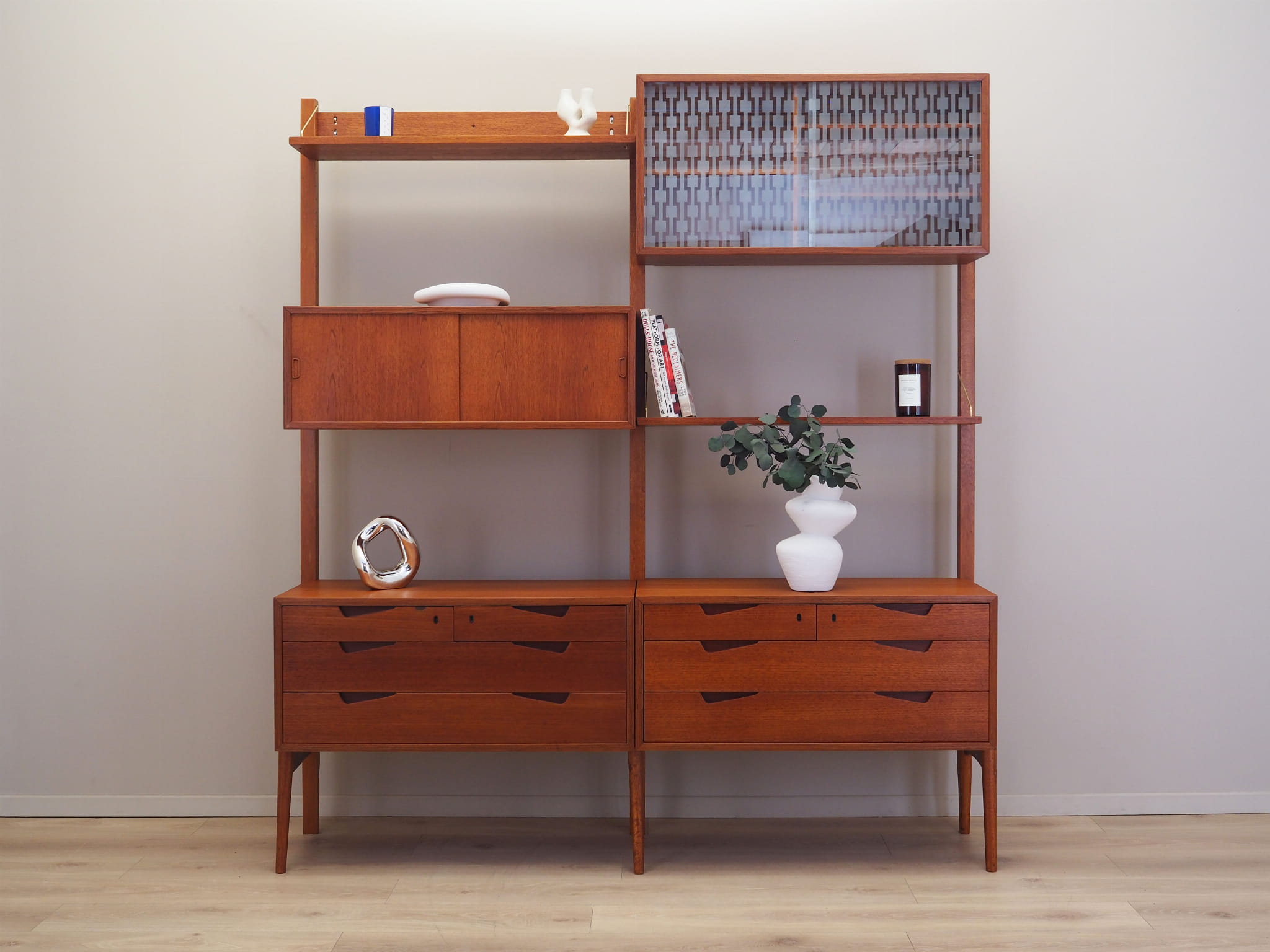 Wall shelf Teak wood 1960s