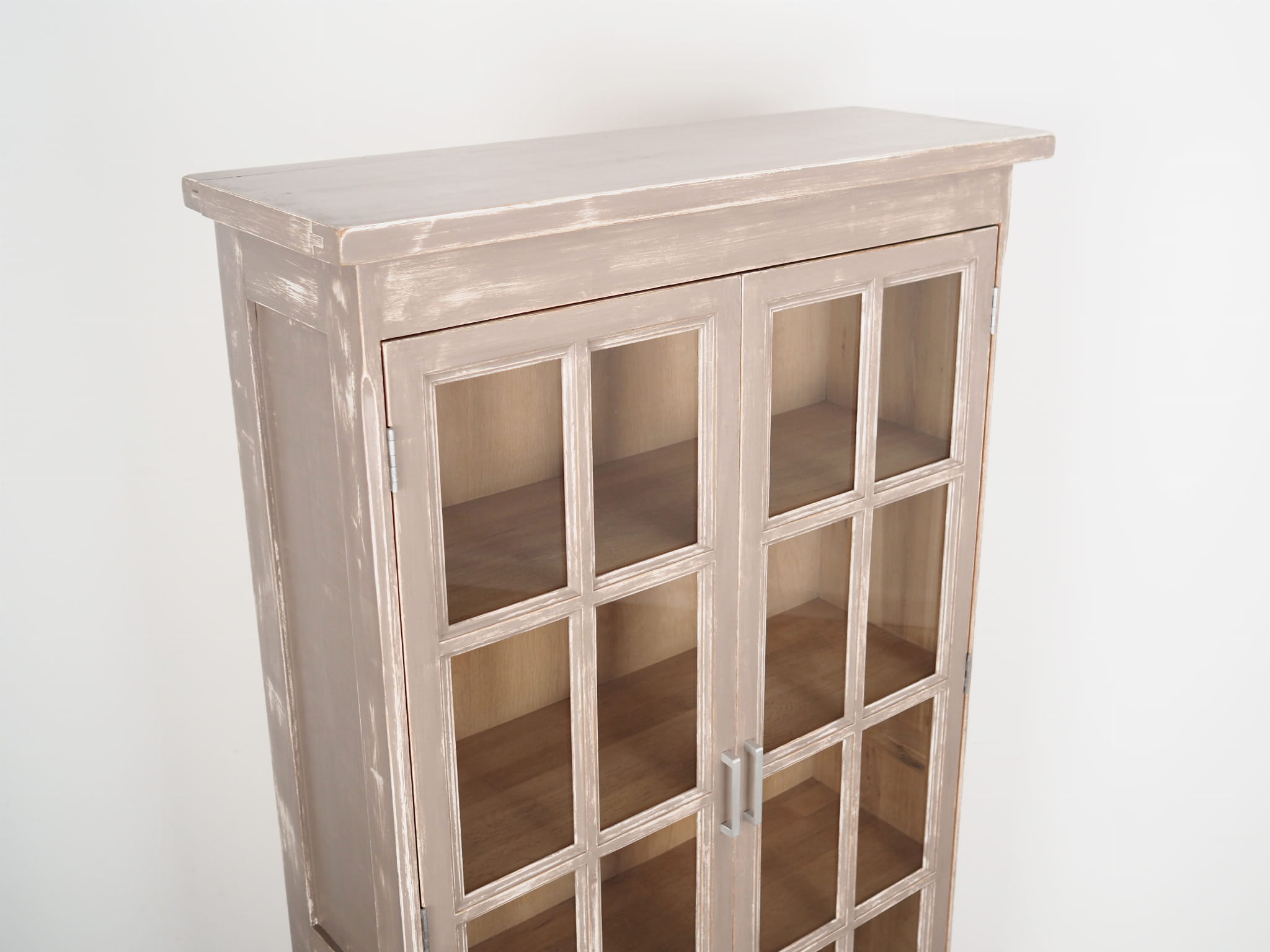 Display cabinet Oak 1980s