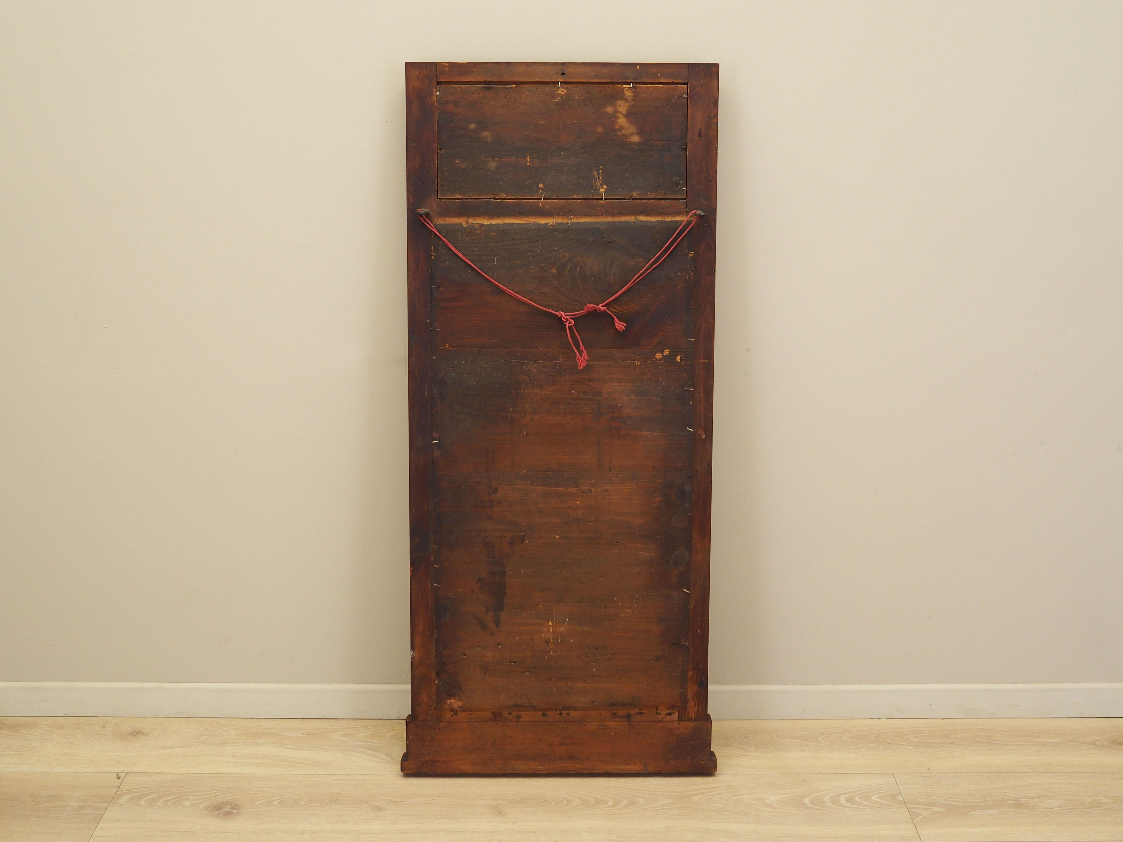 Mirror with wooden frame 1970s