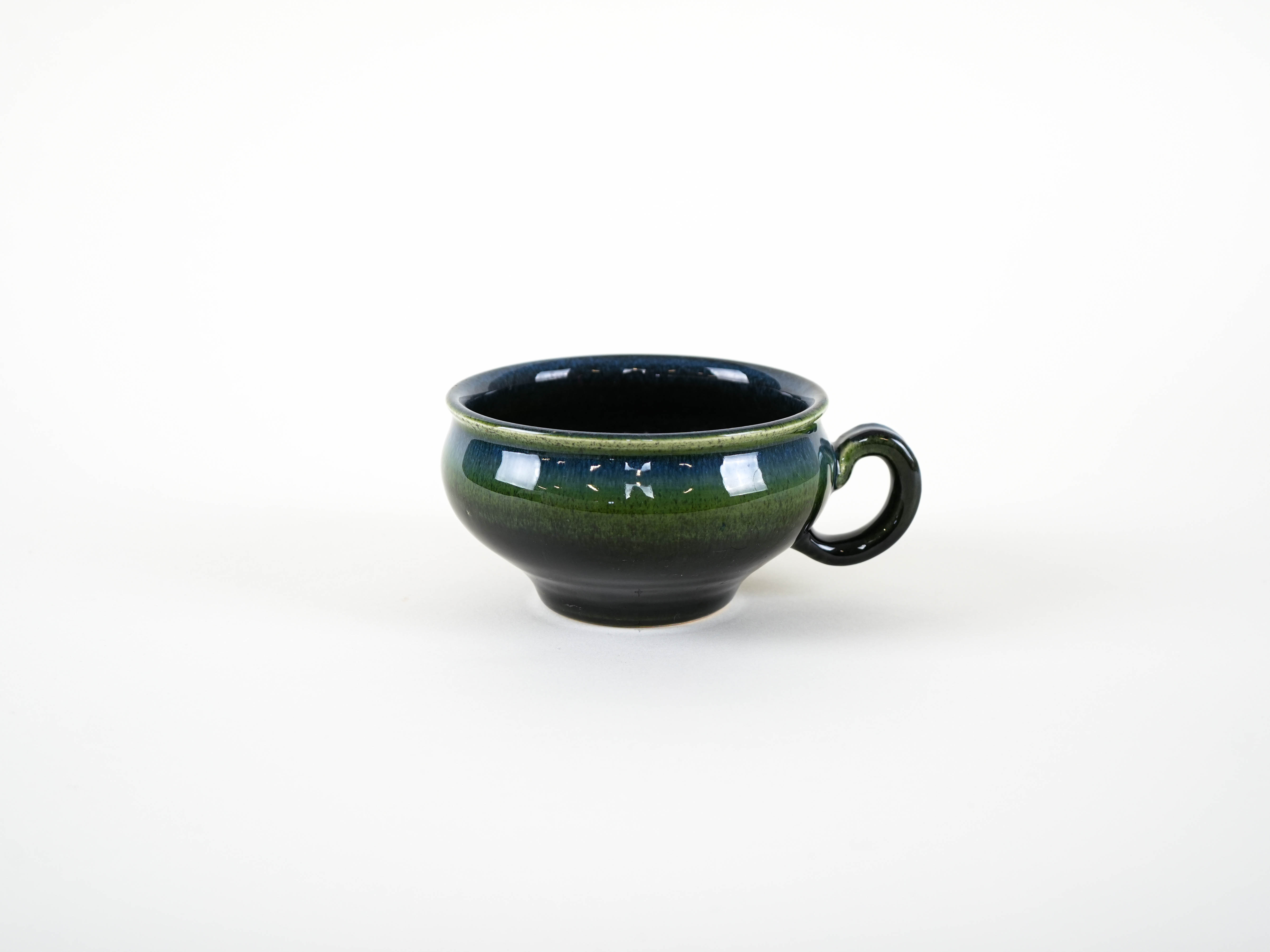 Dark Green Ceramic Mug 1970s