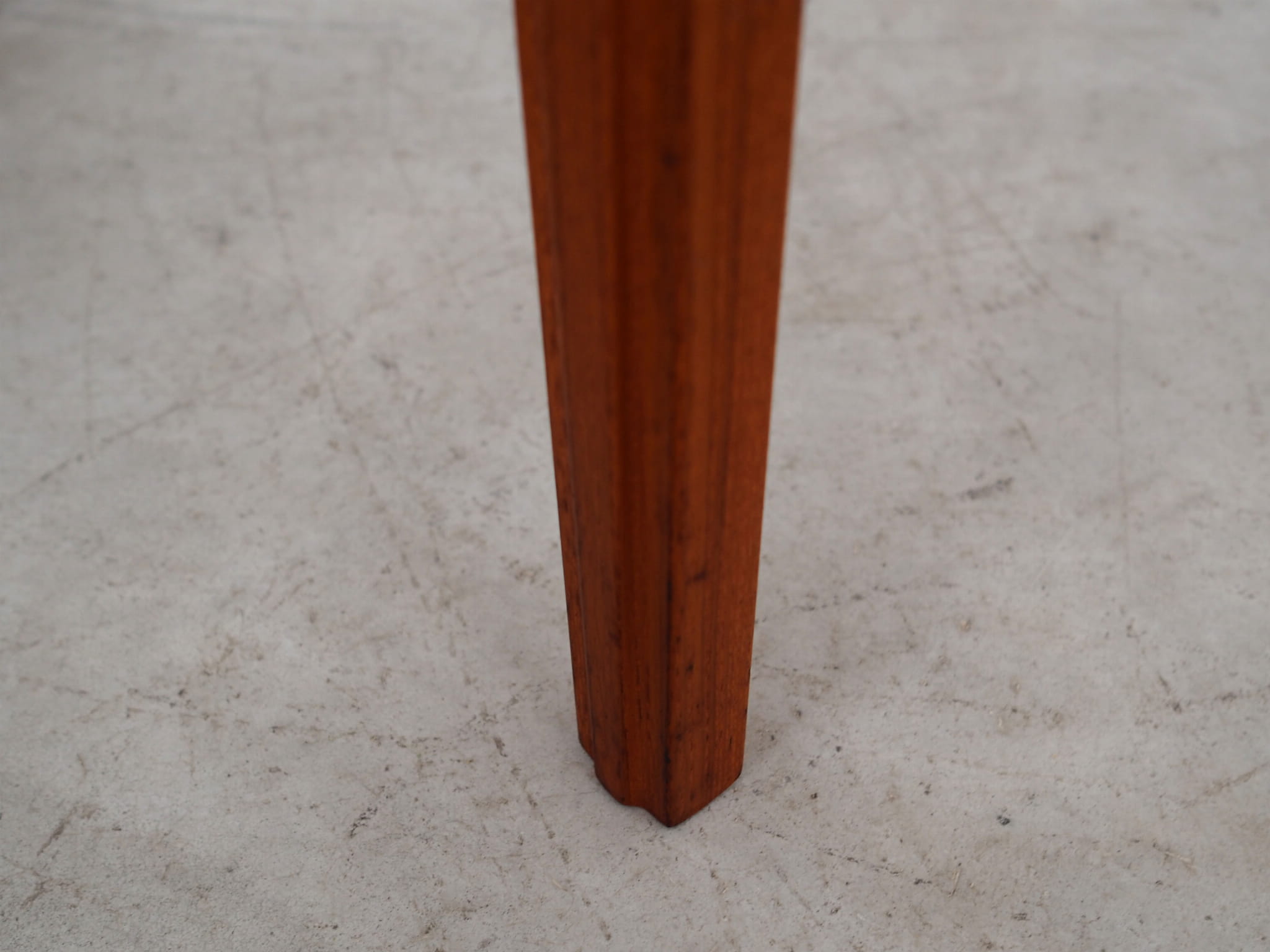 Vintage Beistelltisch Teakholz Braun 1970er Jahre