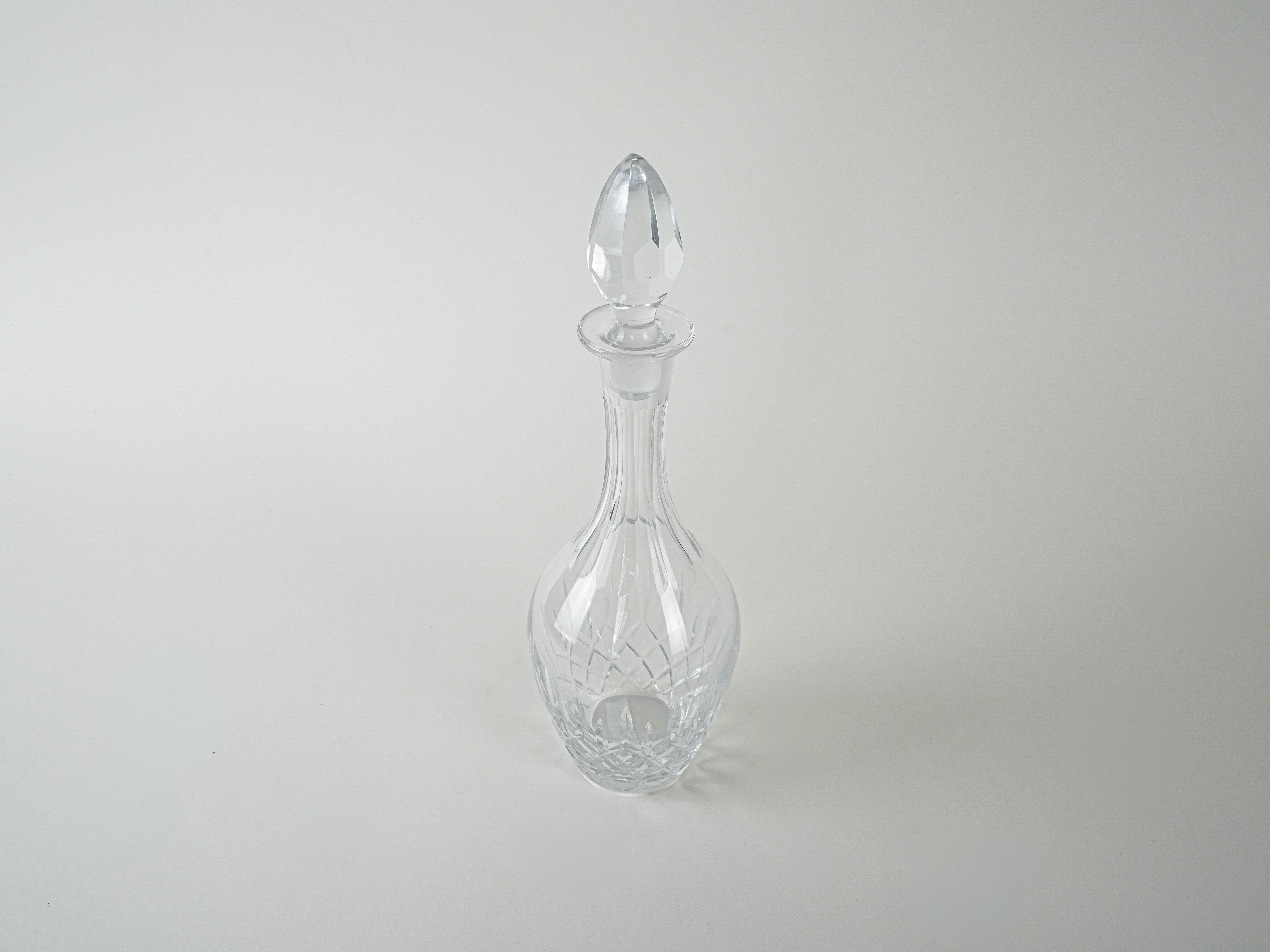 Kristallkaraffe Transparent 1970er Jahre