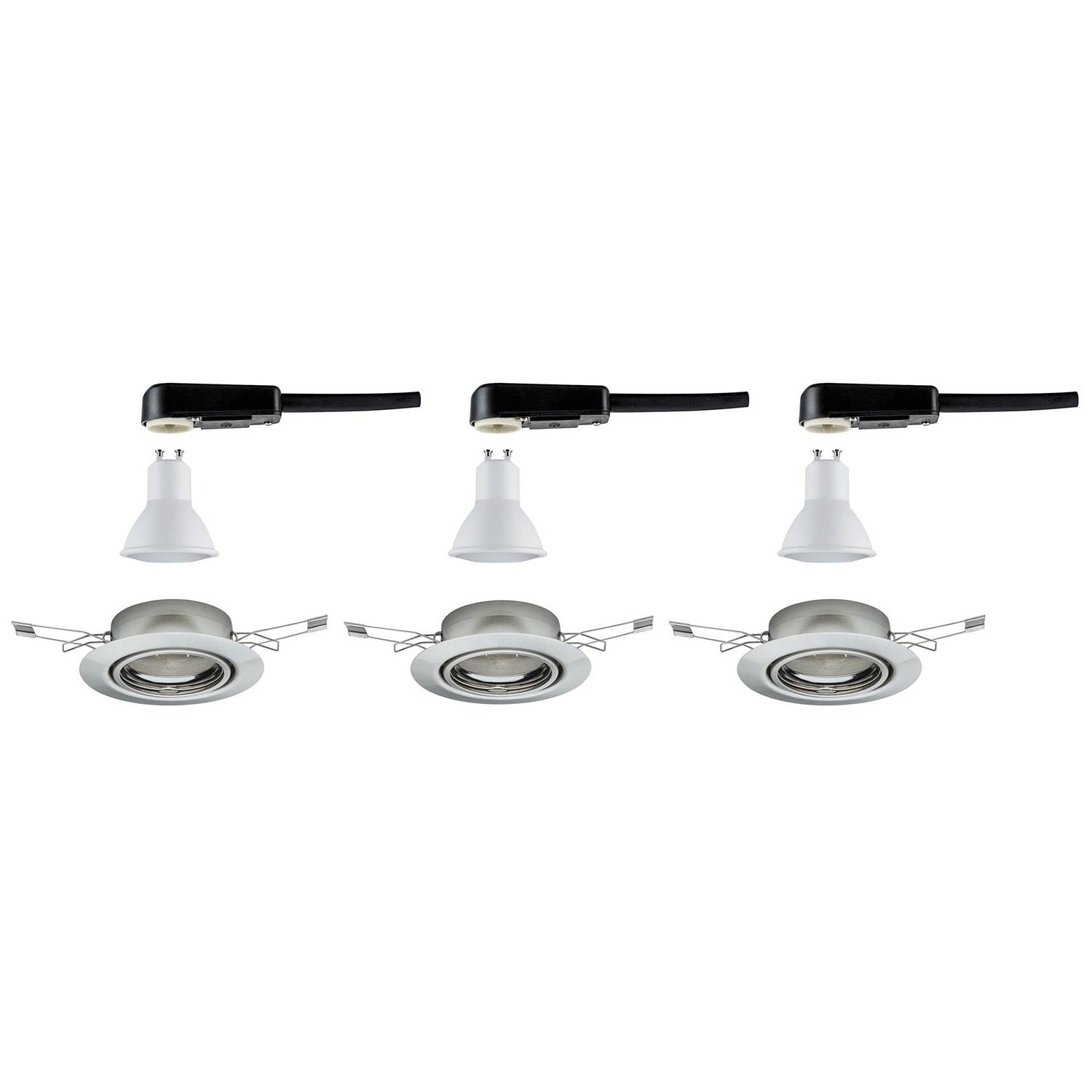 LED recessed luminaire Base V Silver