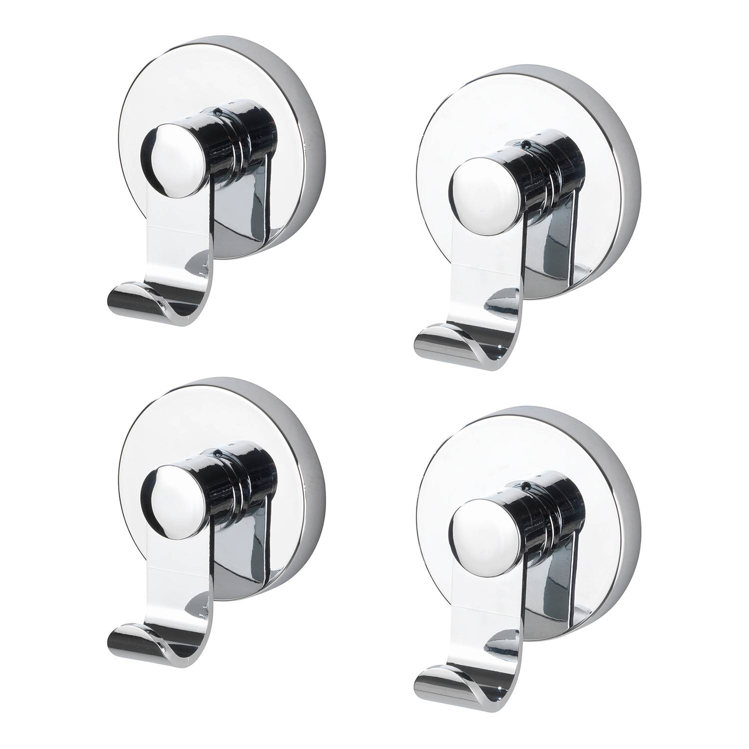 Vacuum-Loc Haken Irun (4er-Set) Edelstahl / ABS Chrom