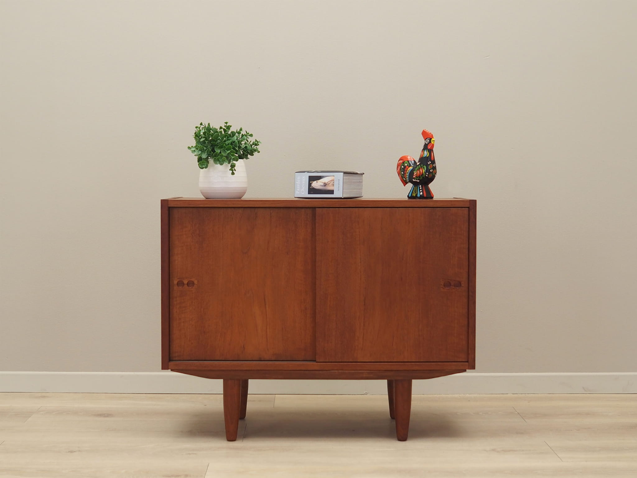 Vintage cabinet teak brown 1960s