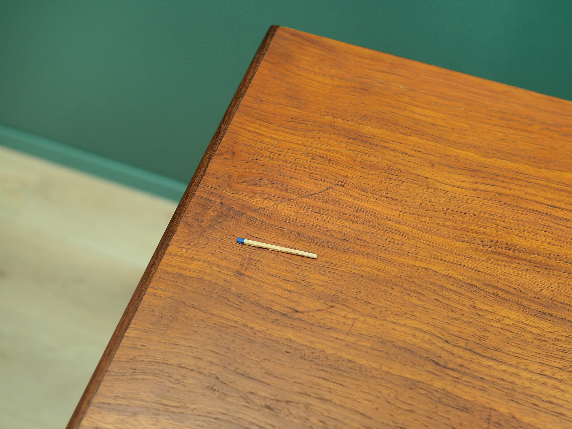 Vintage chest of drawers Teak wood Brown 1970s