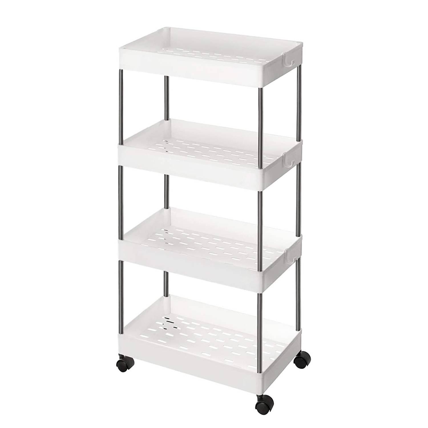 Brock Badregal Metall Weiß Schwarz