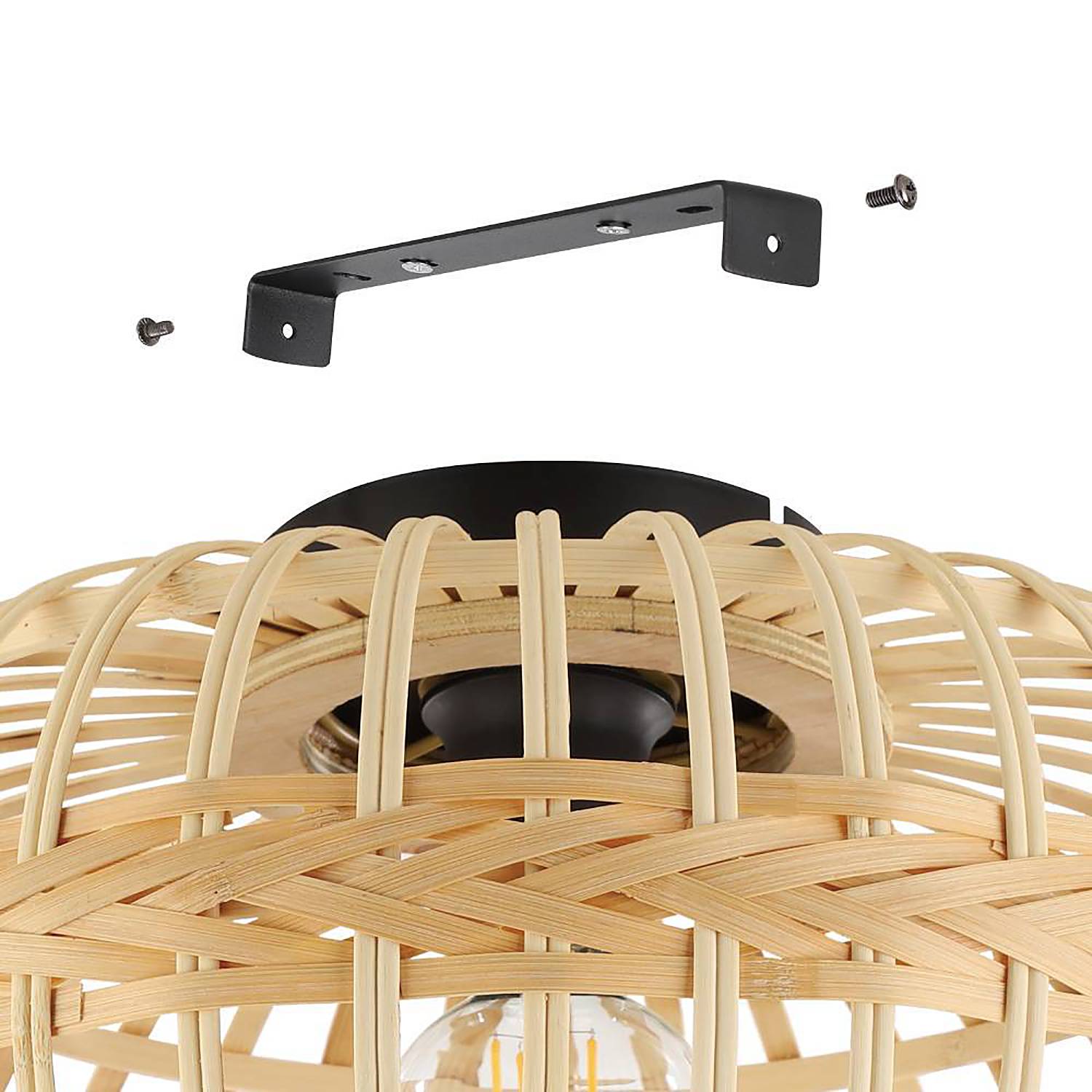 Deckenleuchte Amsfield Stahl