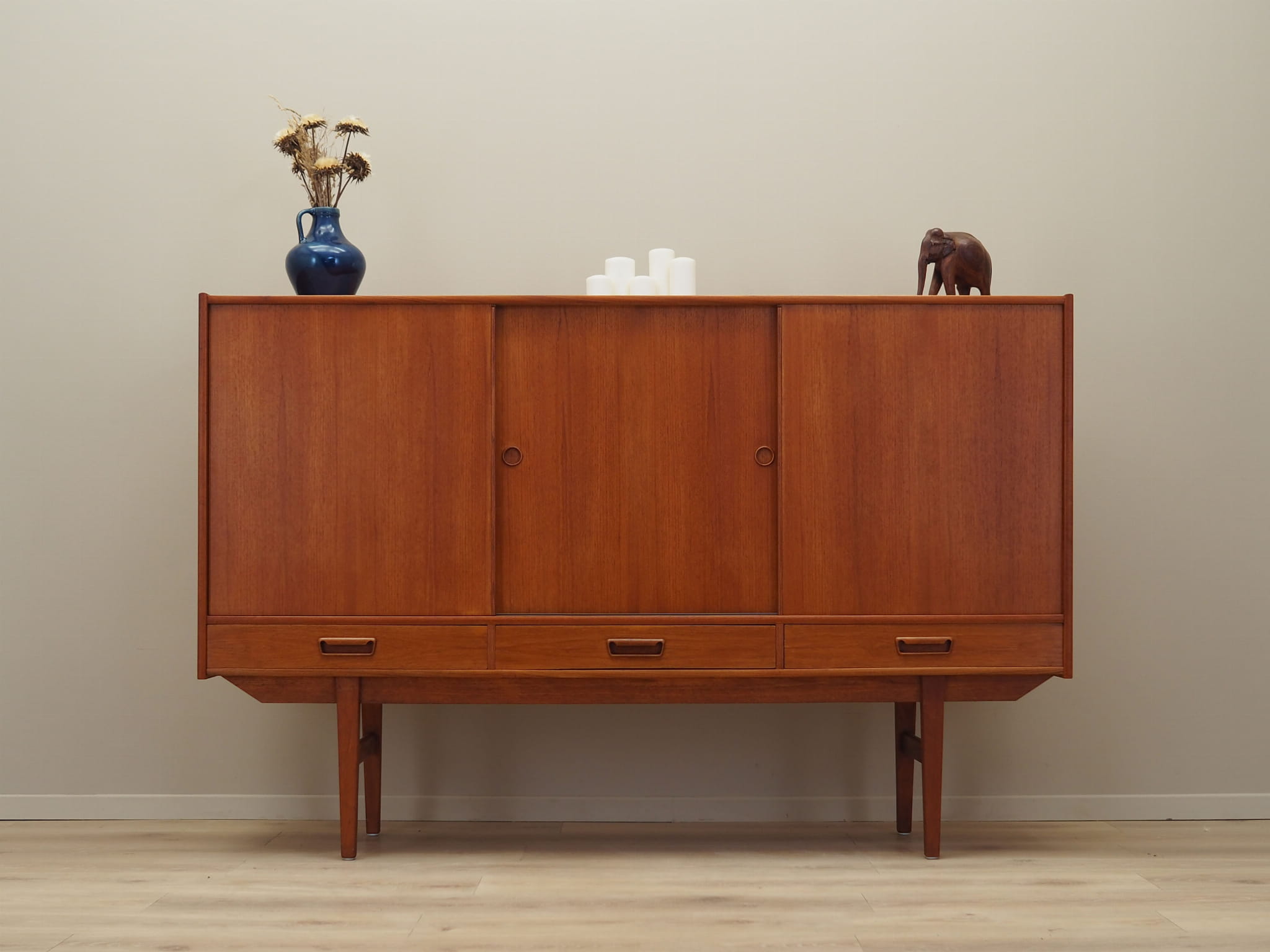 Vintage Sideboard Teak Brown 1960s