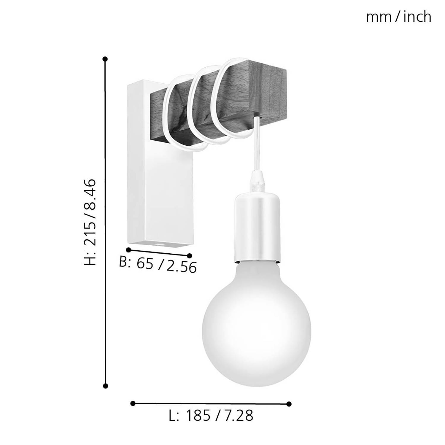 Wall lamp Townshend Steel