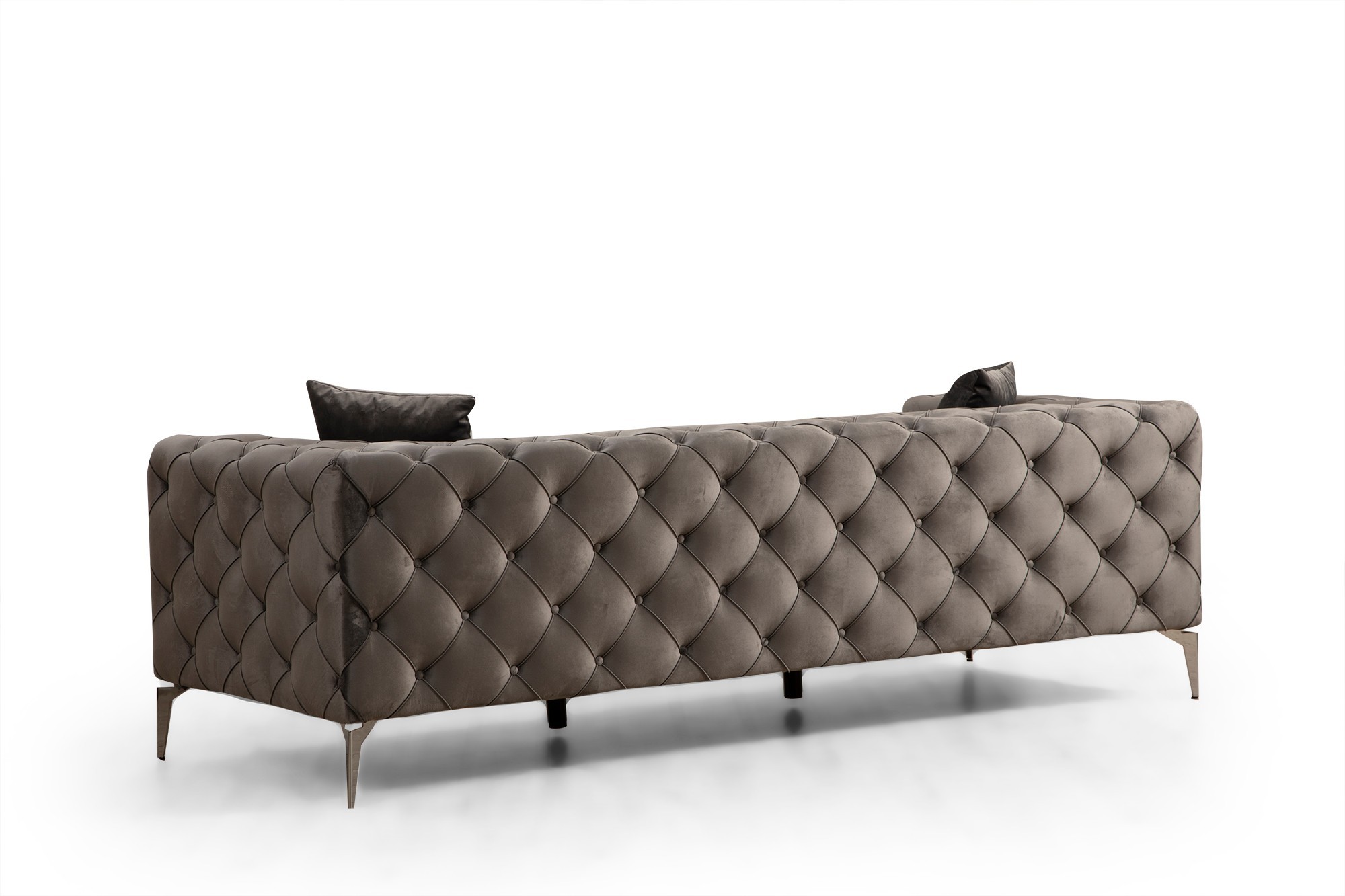 Elegant sofa 3-seater anthracite