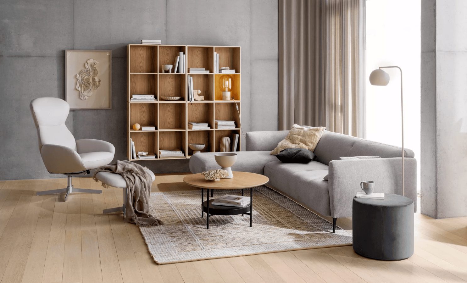 Möbel und Heimdekor im Skandinavischen Design Stil.