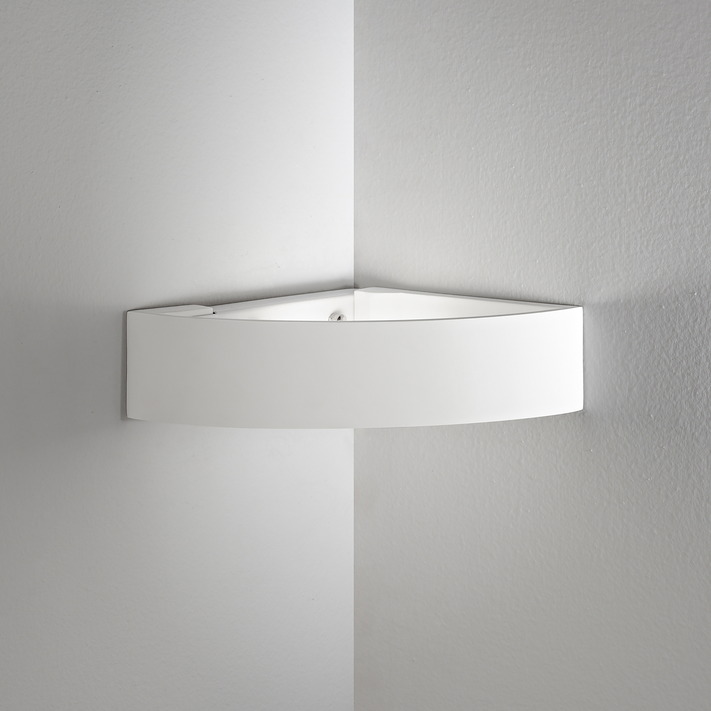 Wandleuchte Mykonos Satiniertes Glas Gips