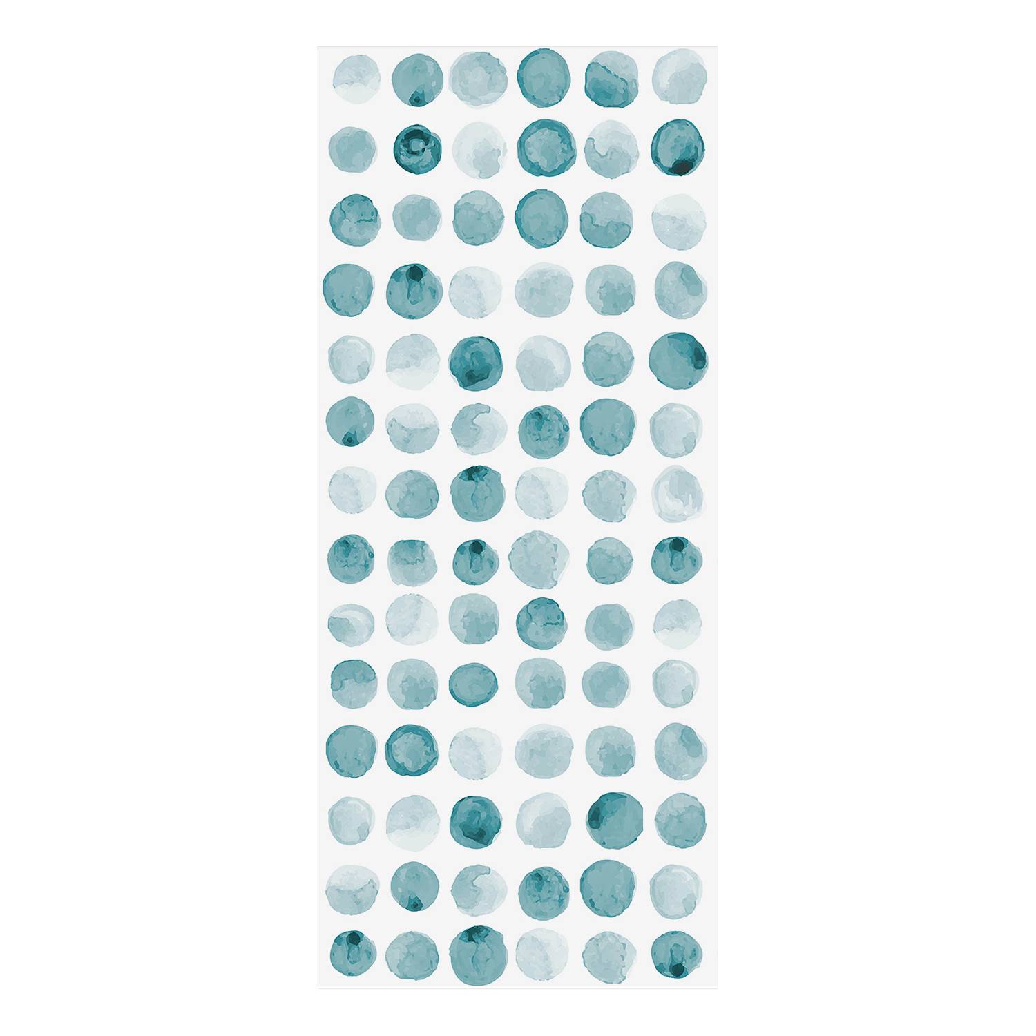 Matteo Watercolour Runner Turquoise