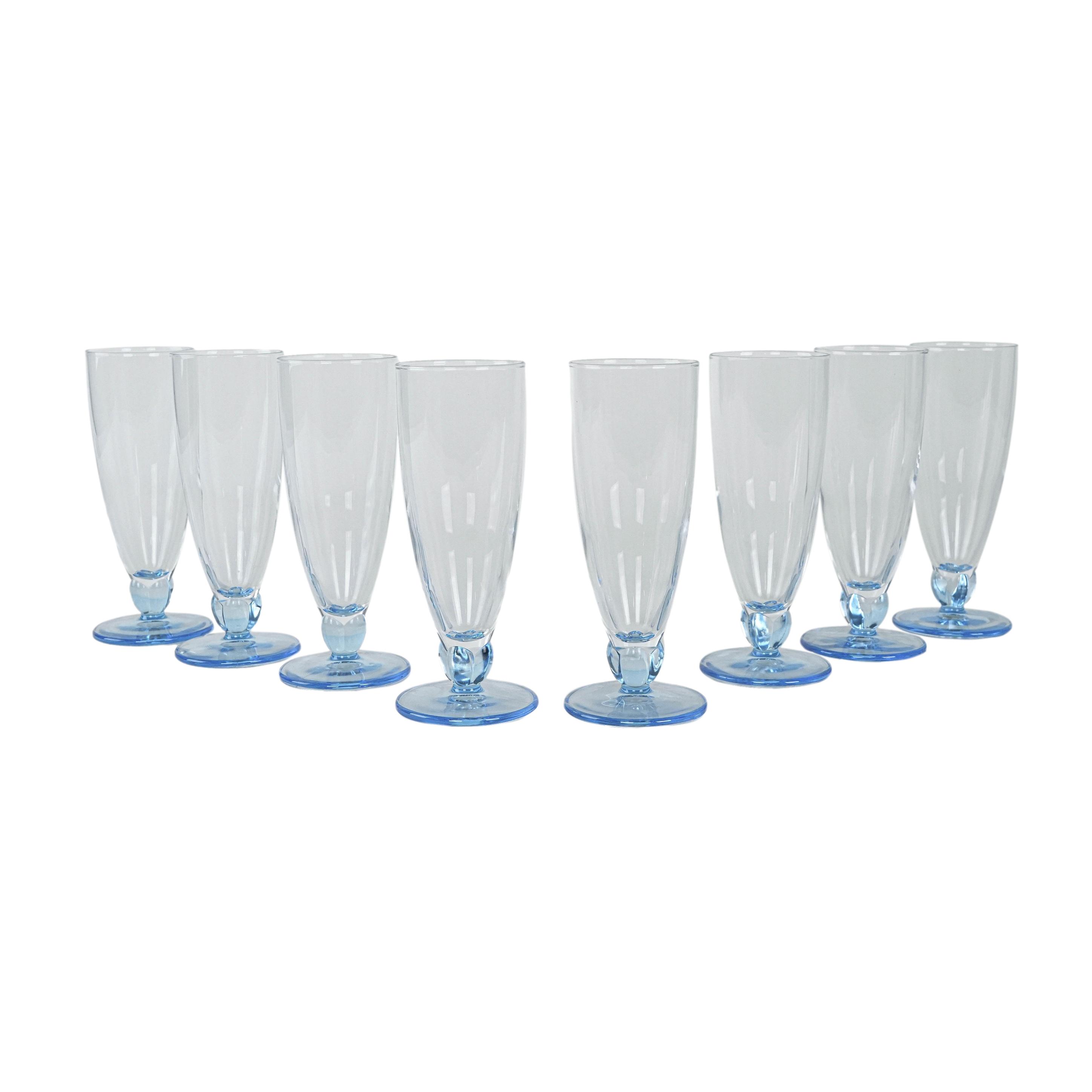 Sparkling Tulips Set Transparent 1980s