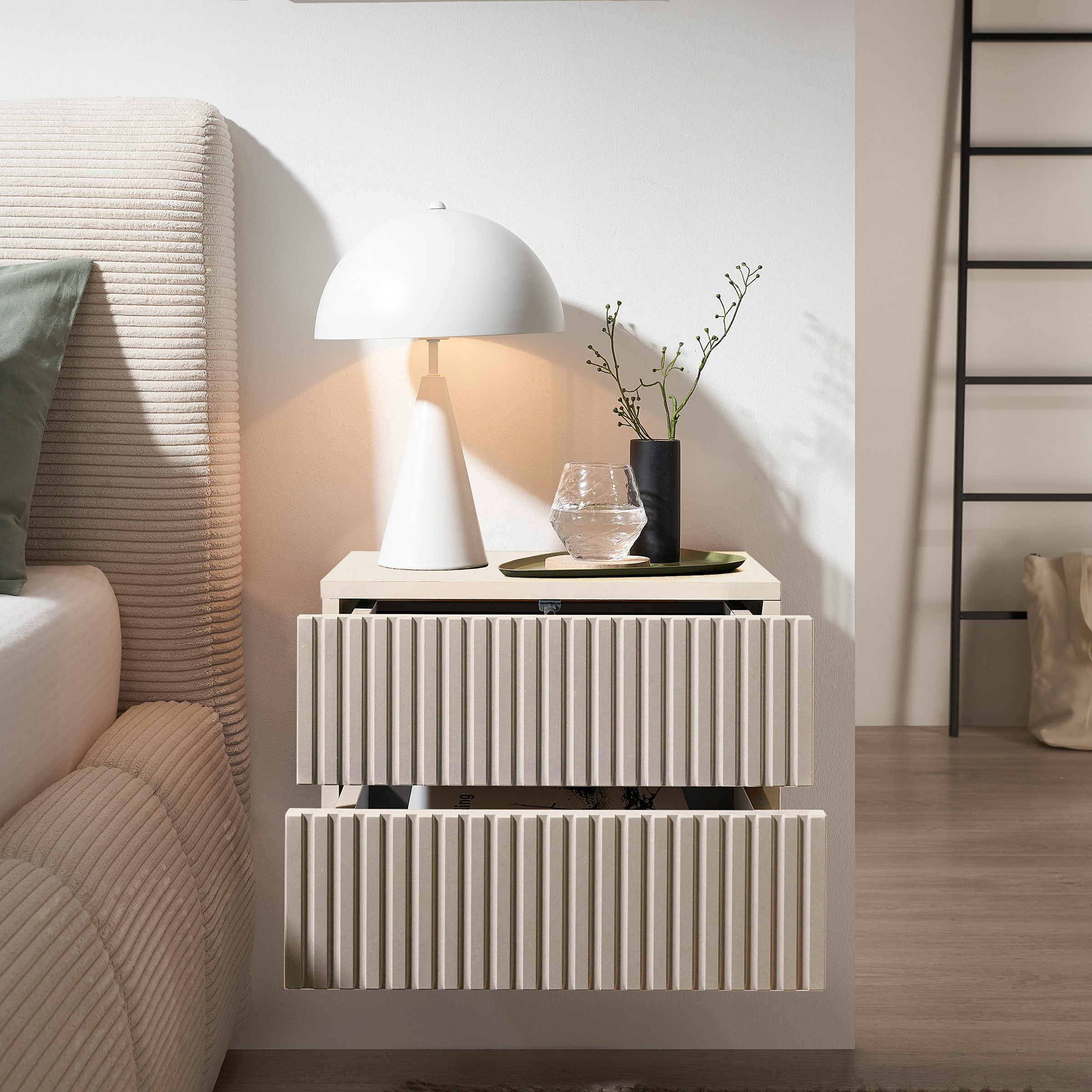 Narella Hanging Nightstand Natural