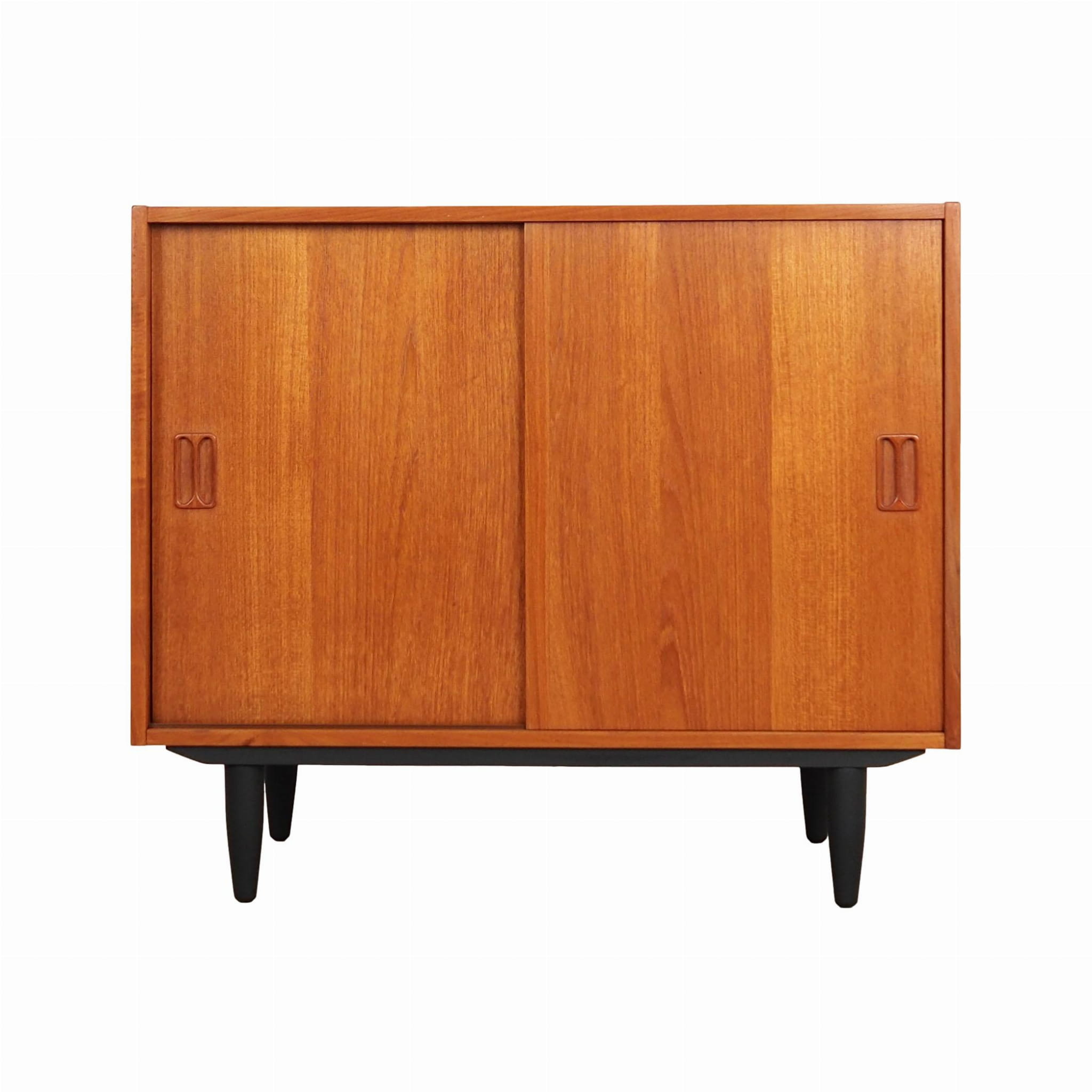 Vintage Schrank Teakholz Braun 1970er Jahre 