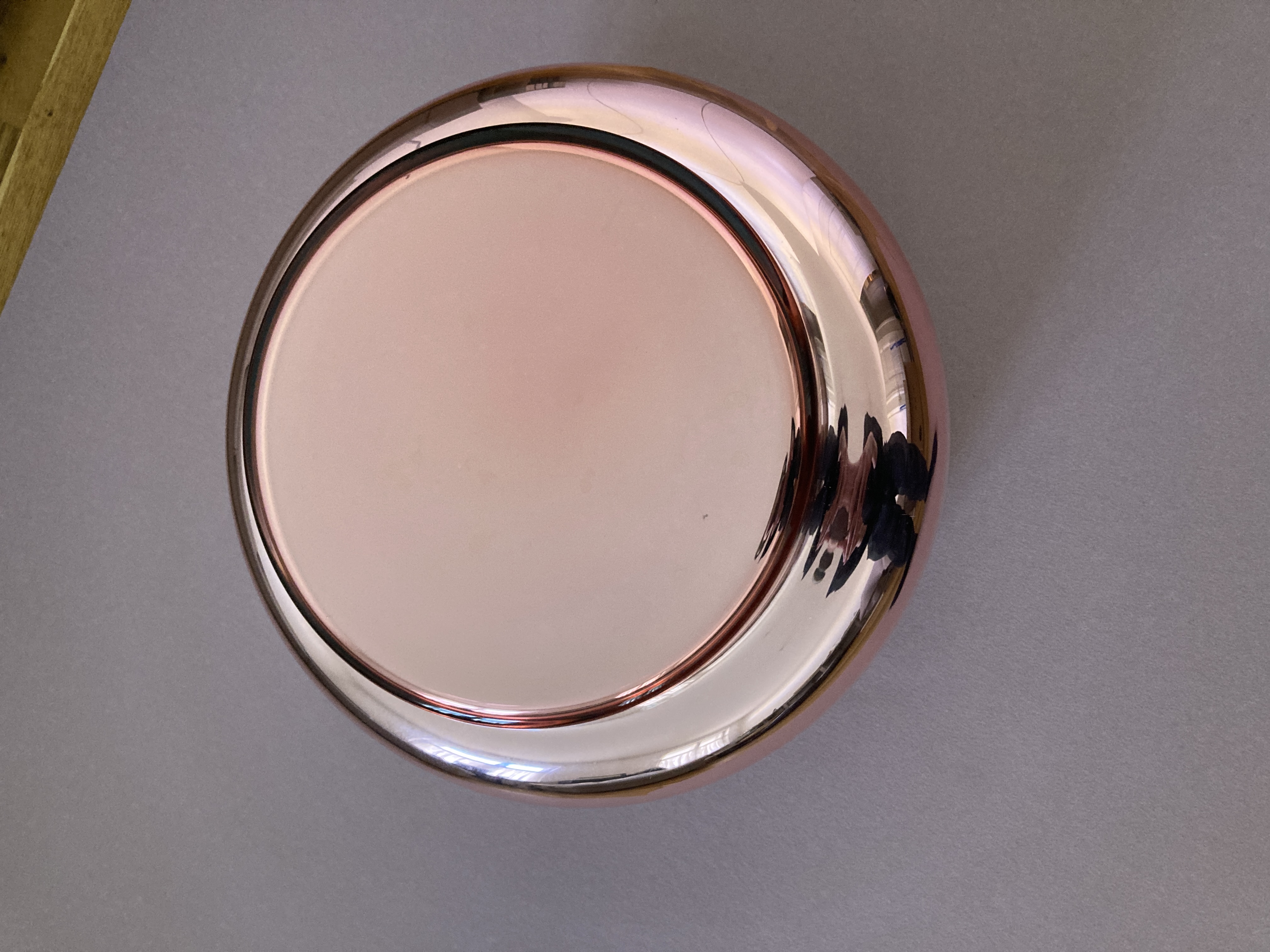 Container Table Glas Altrosa Blau