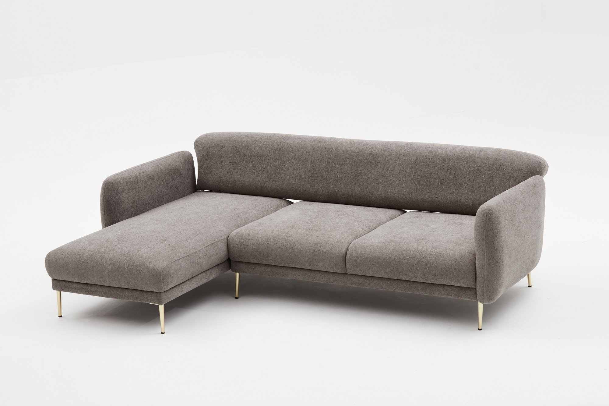 Simena Sofa Récamiere Links Grau