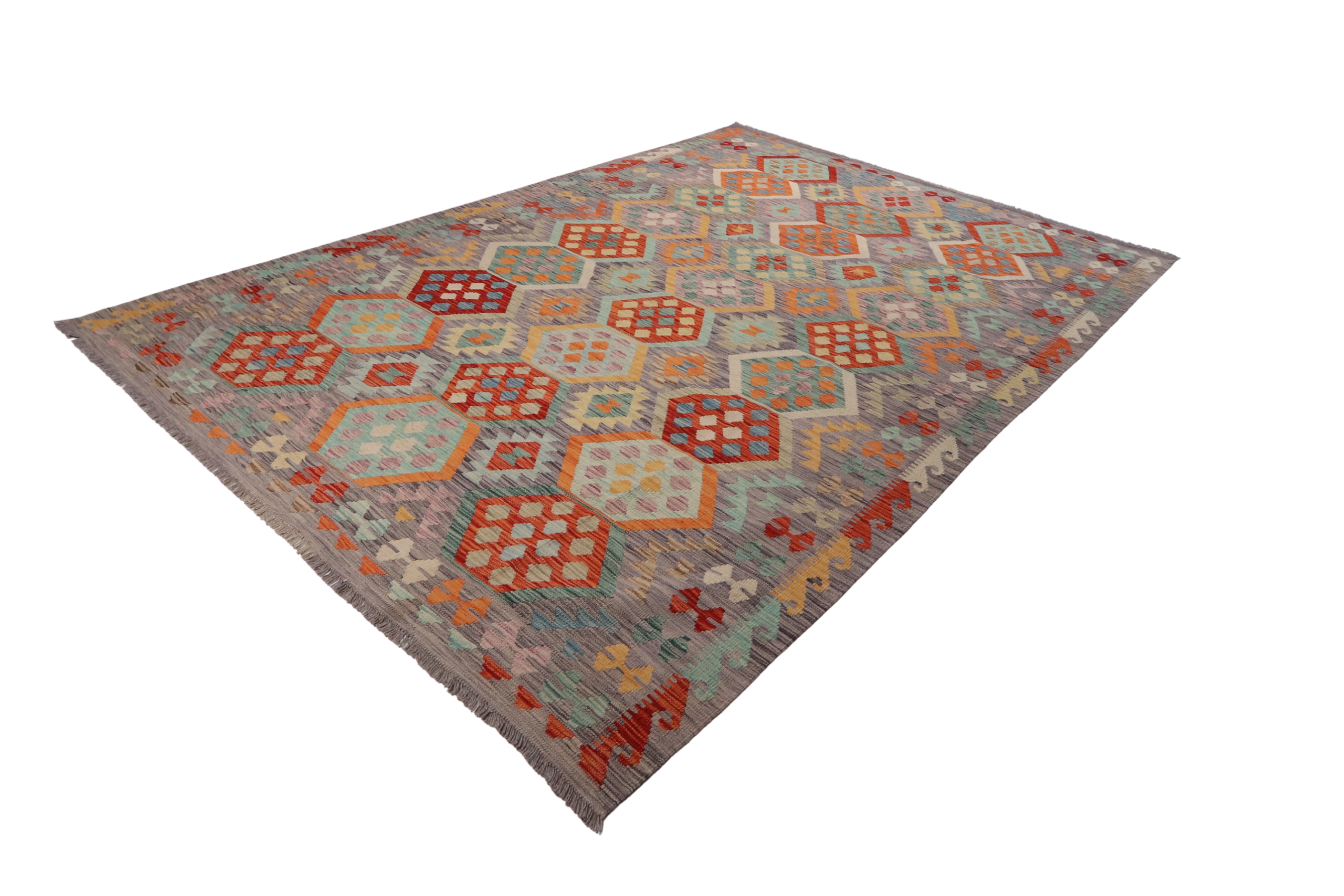 Kilim Sabah Lana Multicolore