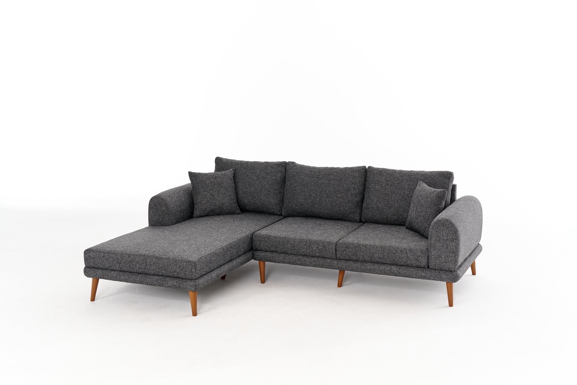 Seren Sofa Récamiere Links Anthrazit