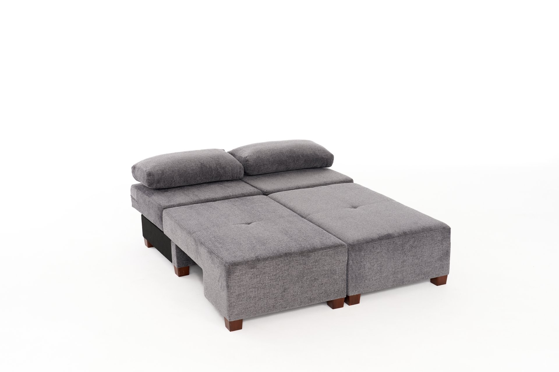 Perenna Sofa 3-Sitzer Chenille Grau