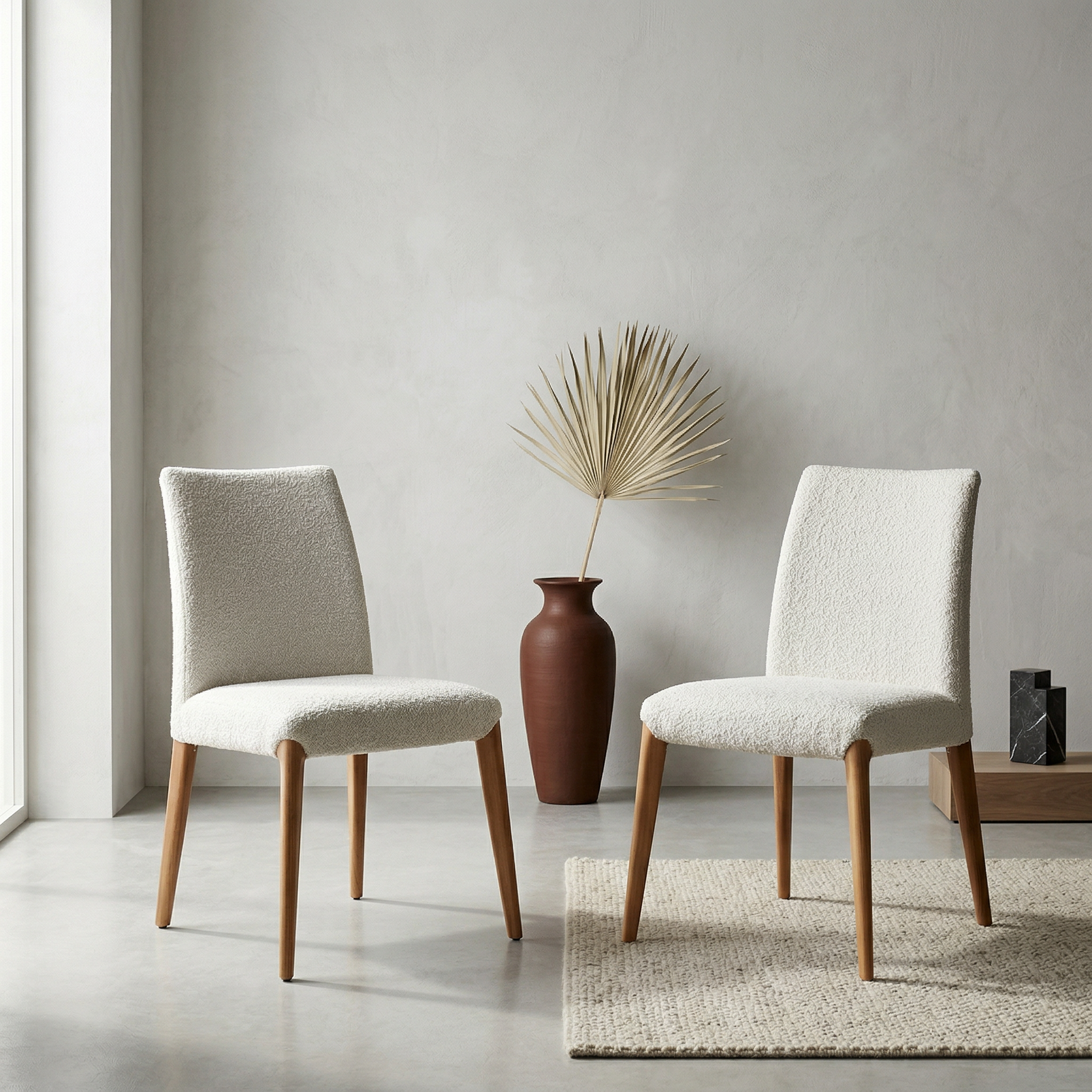 2x Ines Dining chair wood beige